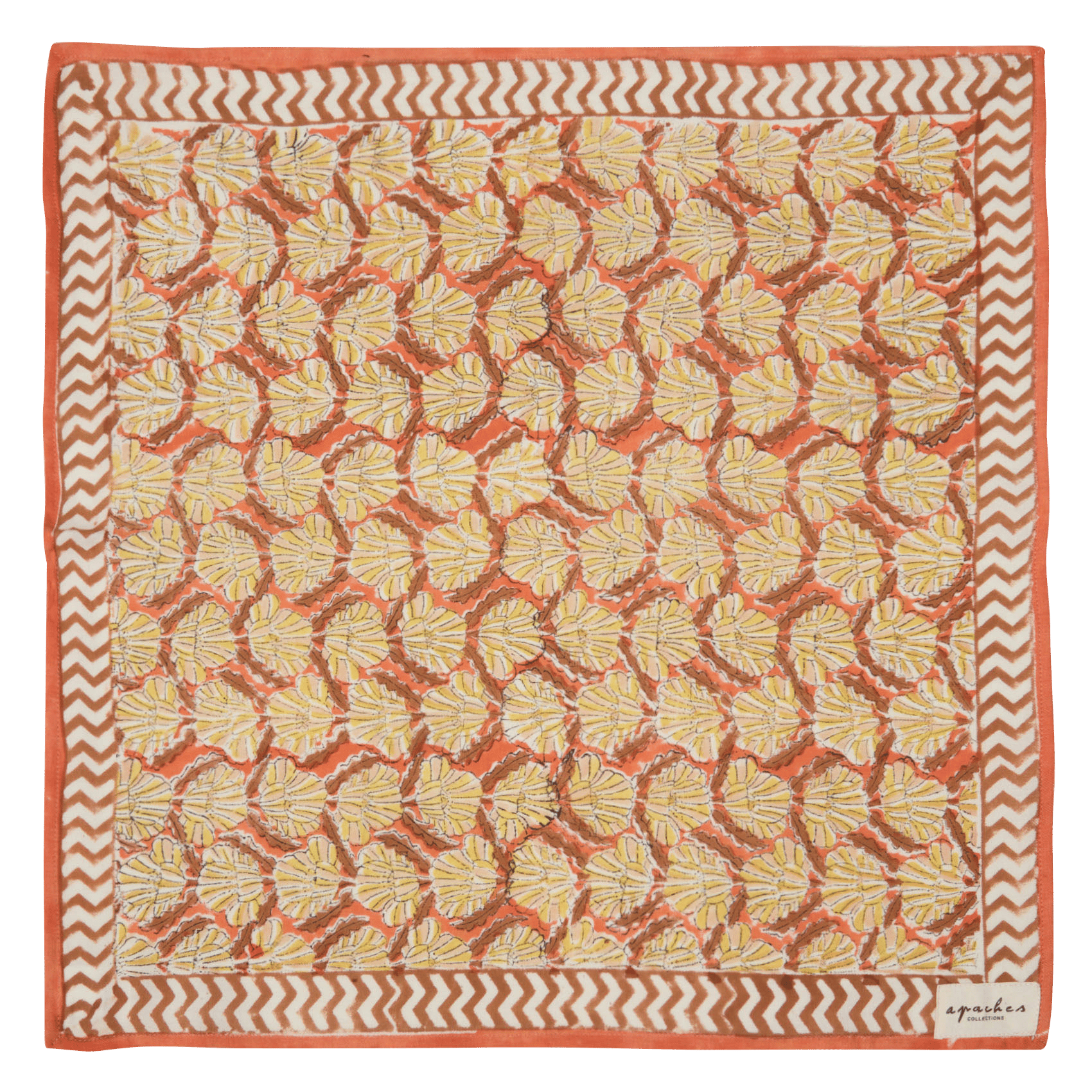 Foulard van katoen APACHES COLLECTIONS Rood