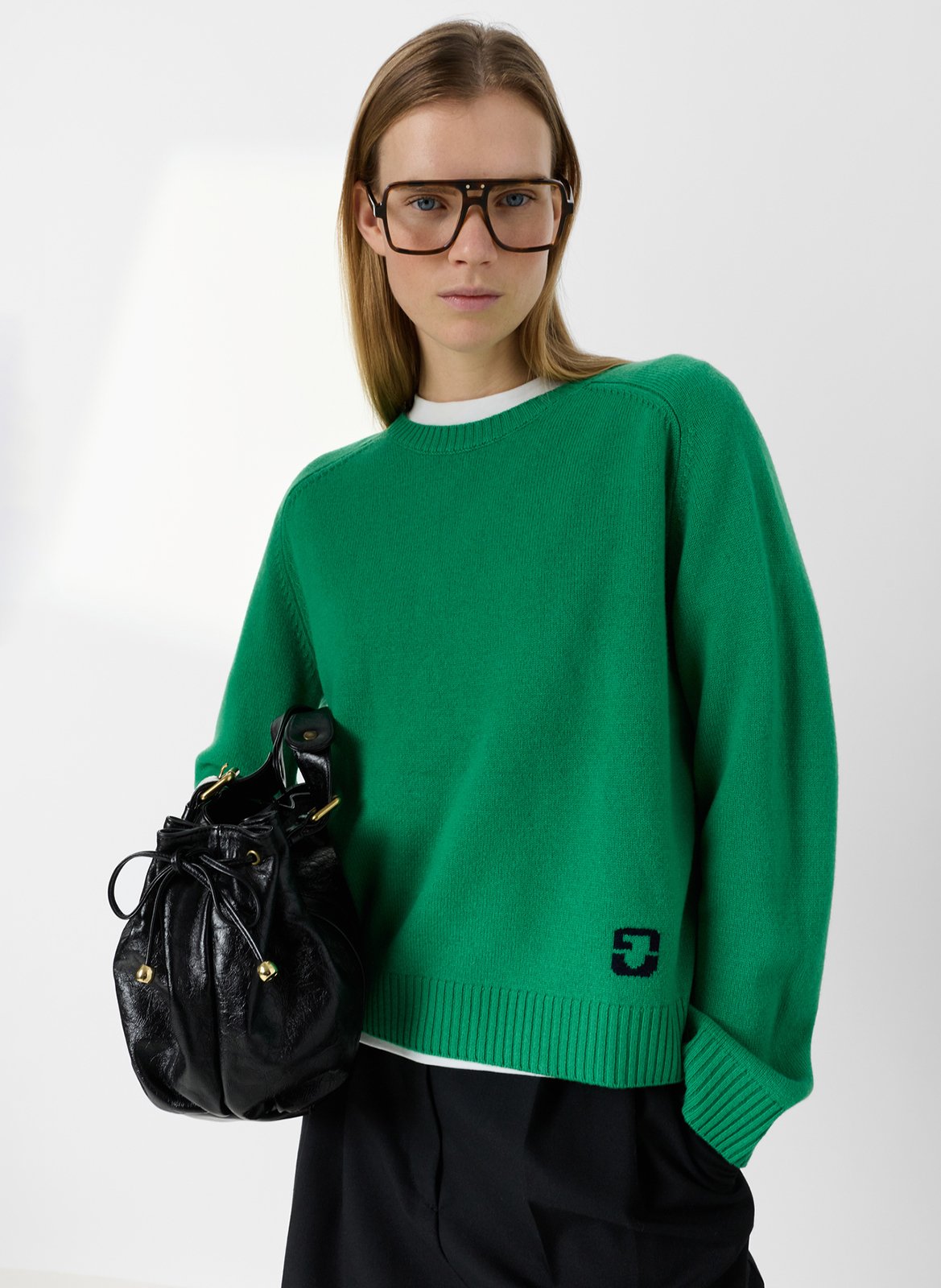 Straight round-neck wool sweater GERARD DAREL