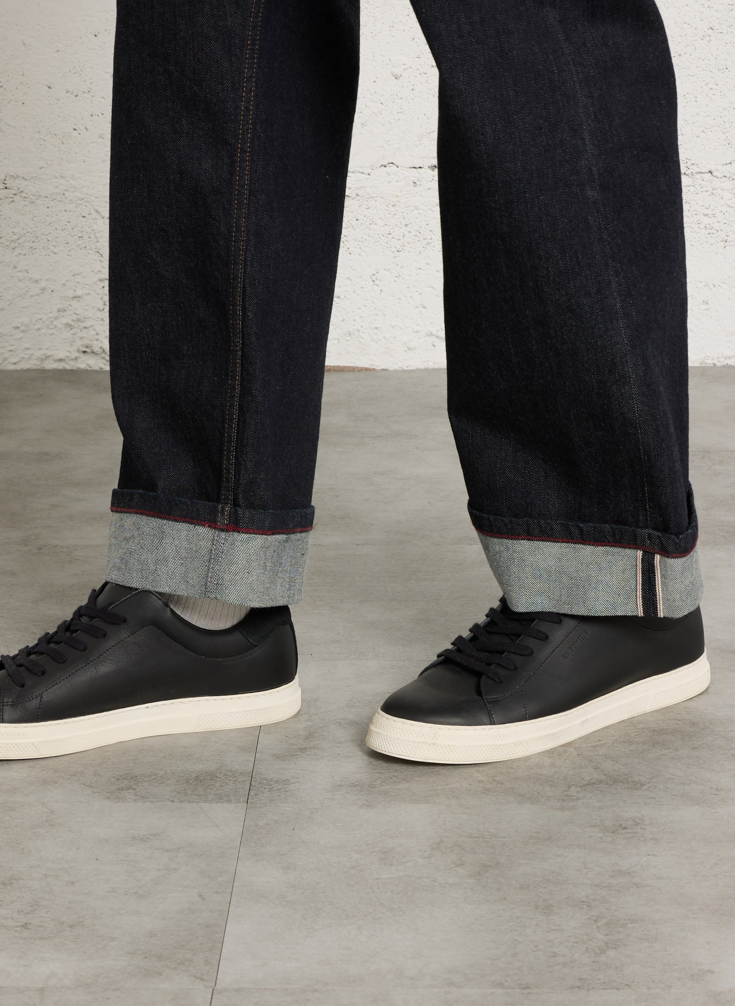 Gerade geschnittene Jeans mit Umschlag CHEVIGNON Blau