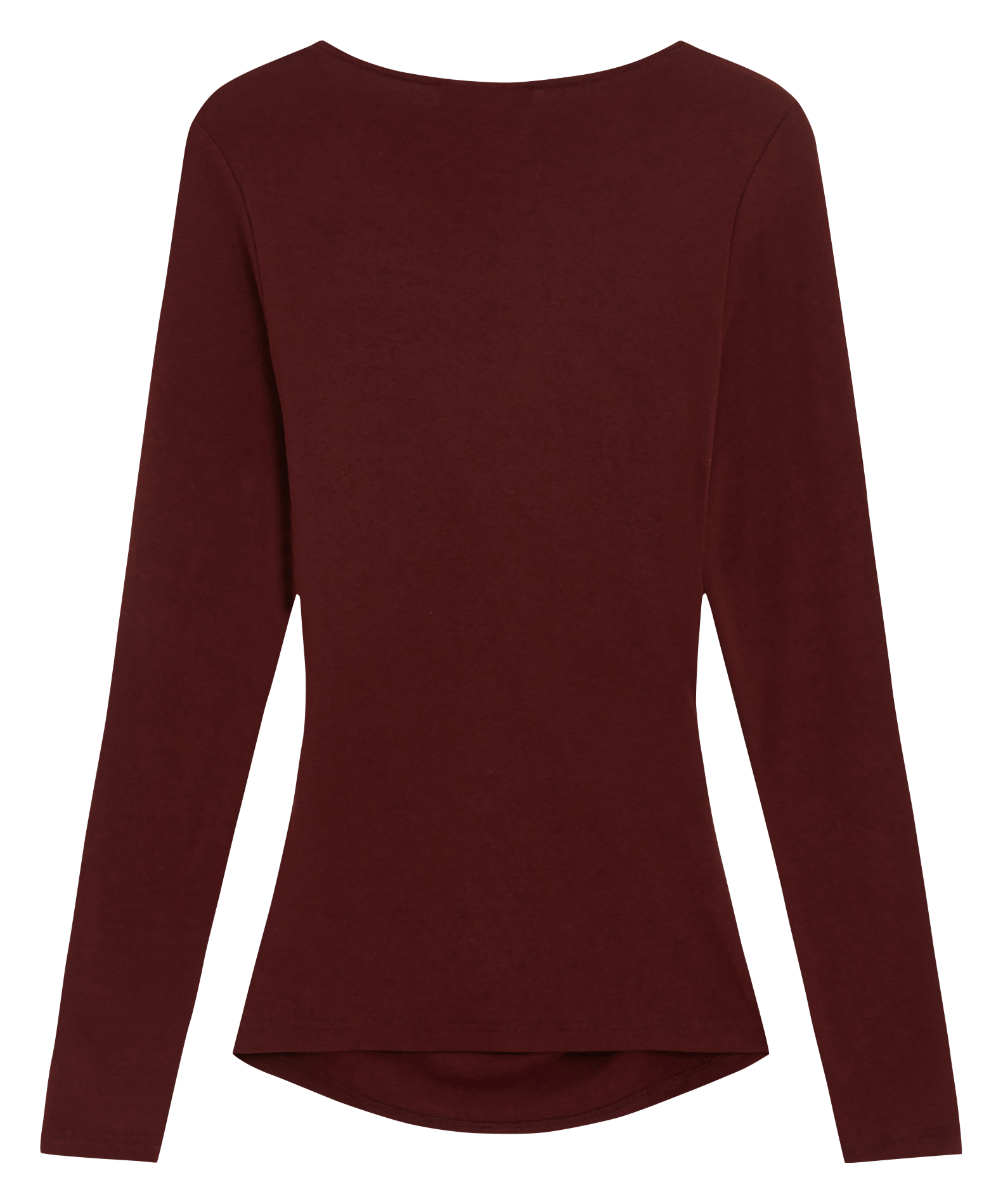 Form-fitting V-neck T-shirt | Red GRACE ET MILA Women
