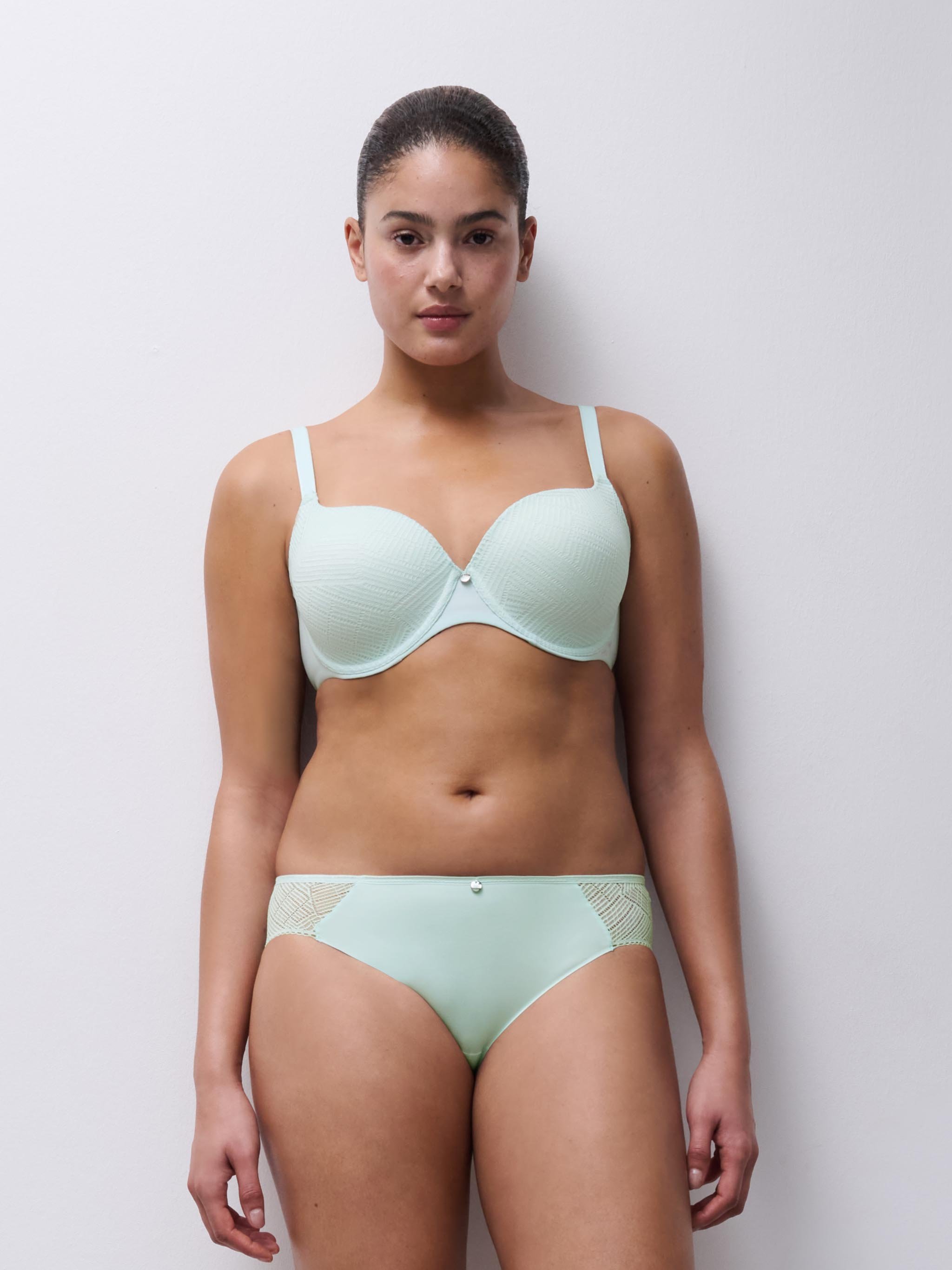 Full-cup bra CHANTELLE Green