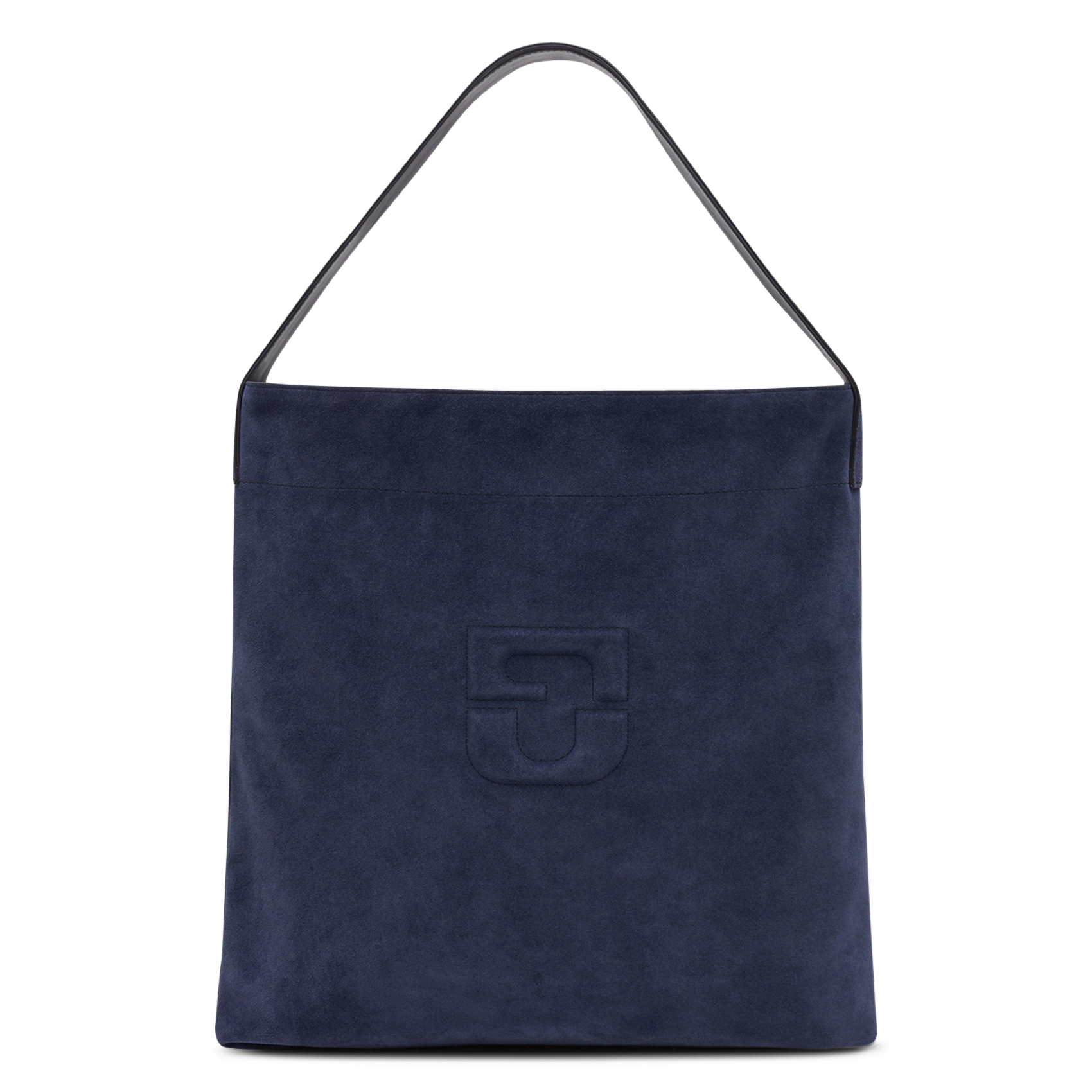 Bolso hobo de piel aterciopelada GERARD DAREL Azul