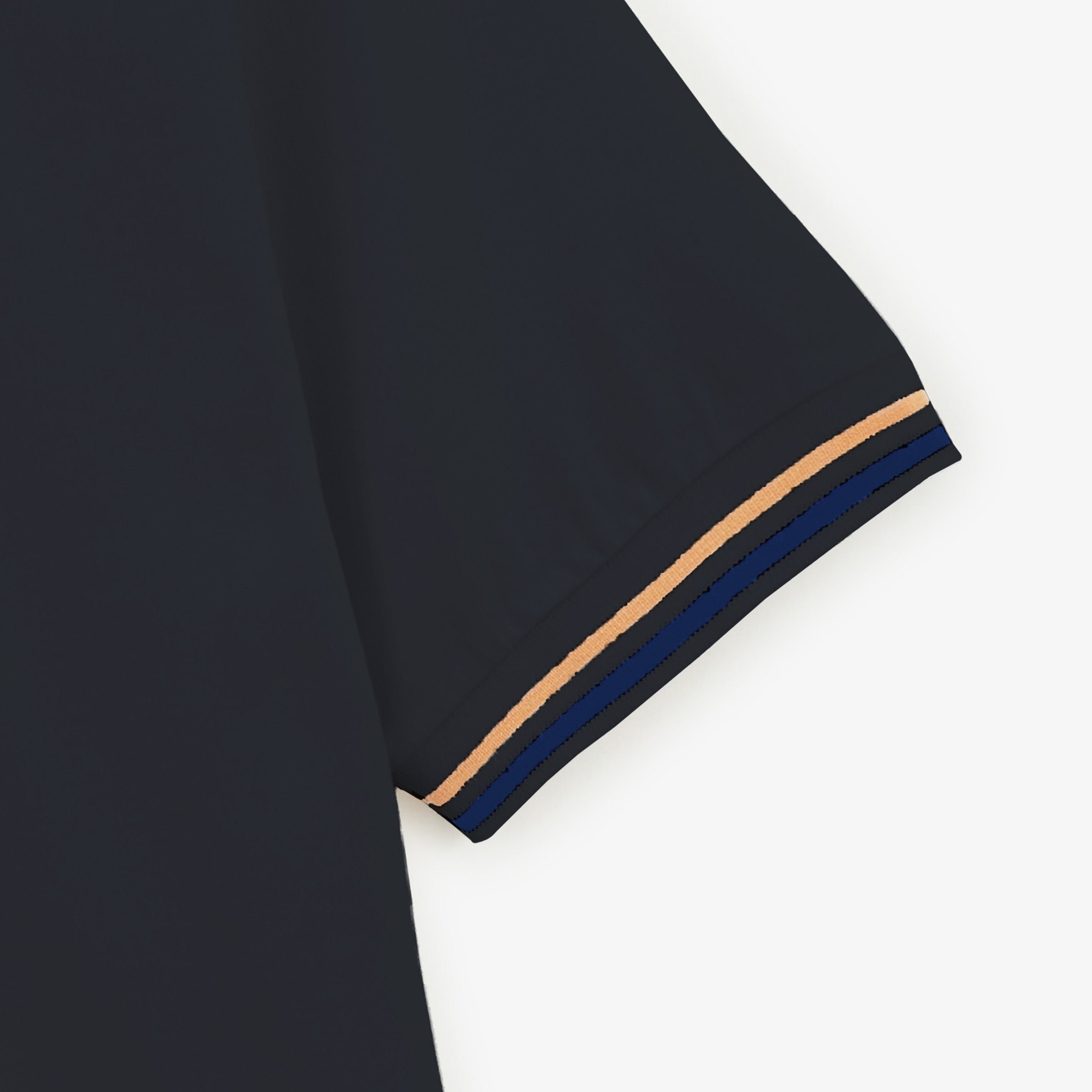 Polo manches courtes en jersey de coton 15 manche SERGE BLANCO Bleu