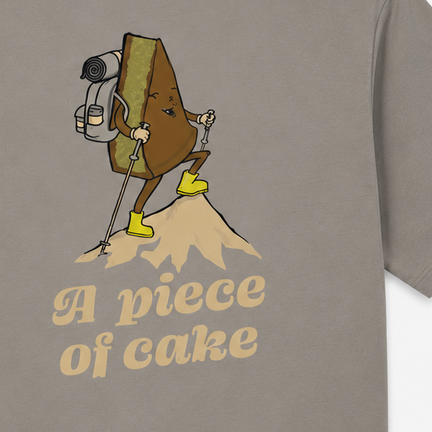 Short-sleeved oversize Thor play printed t-shirt a piece of cake SERGE BLANCO Beige