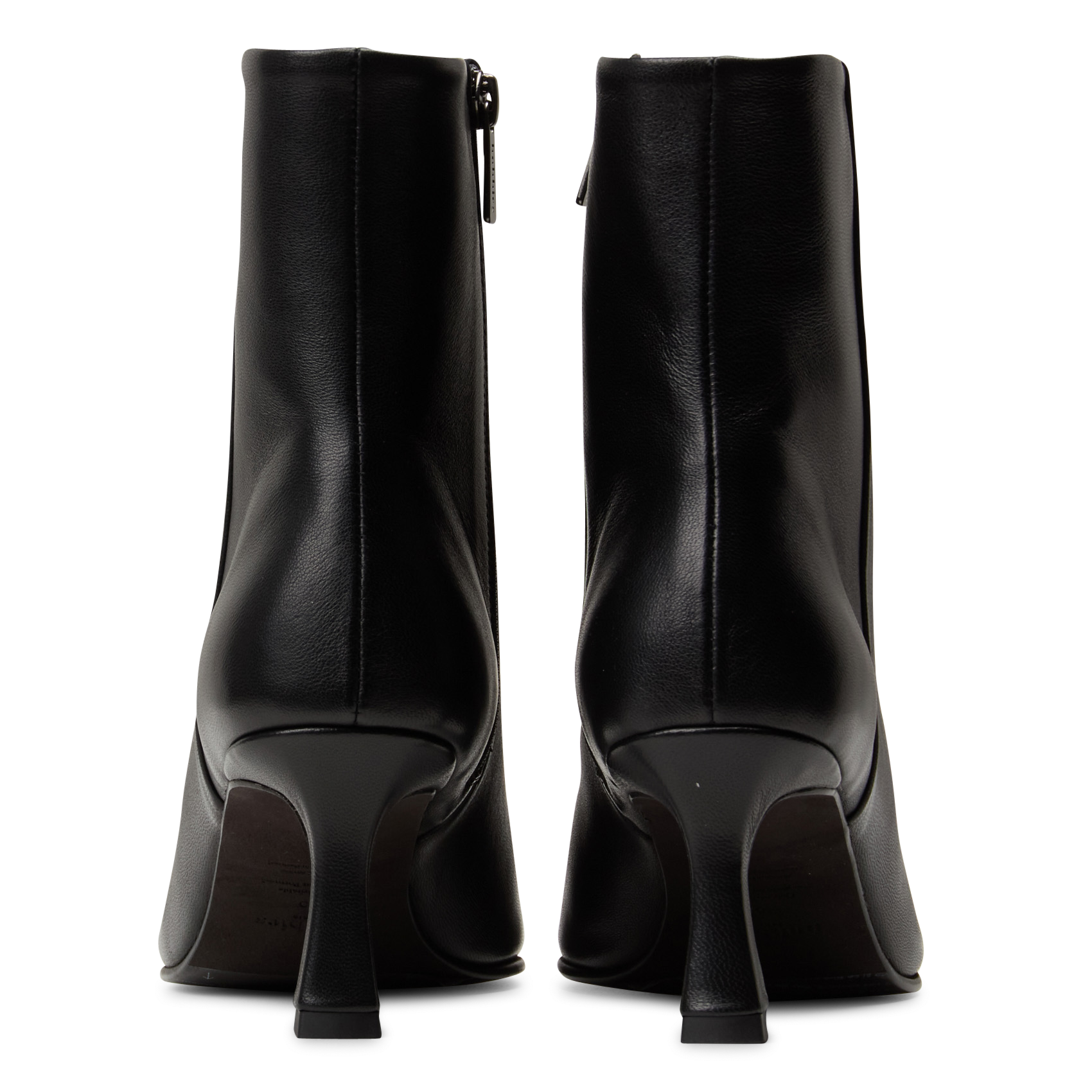 Leather mid-calf boots BOBBIES Black