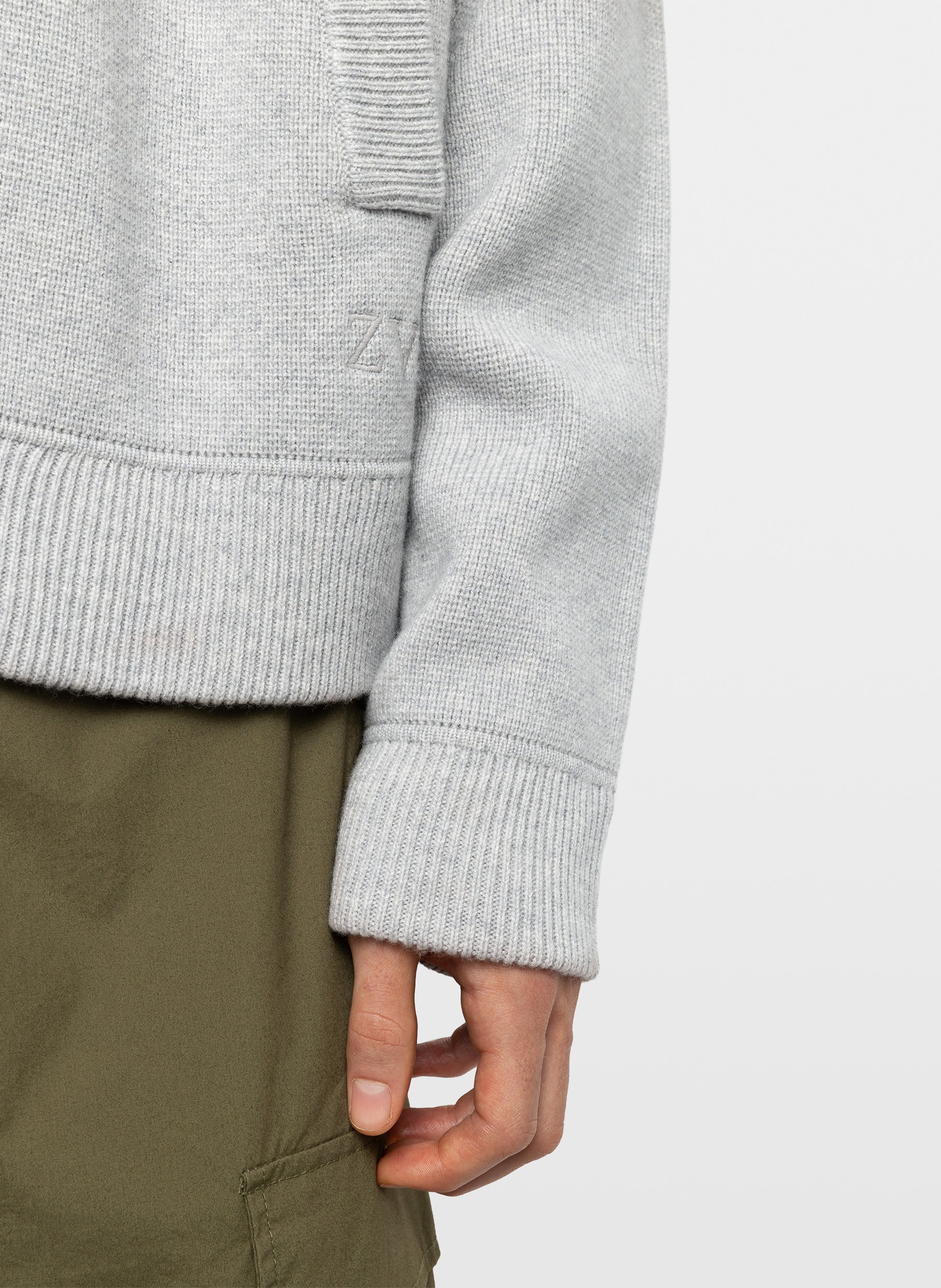 Vest met ronde hals | wolblend ZADIG&VOLTAIRE Grijs