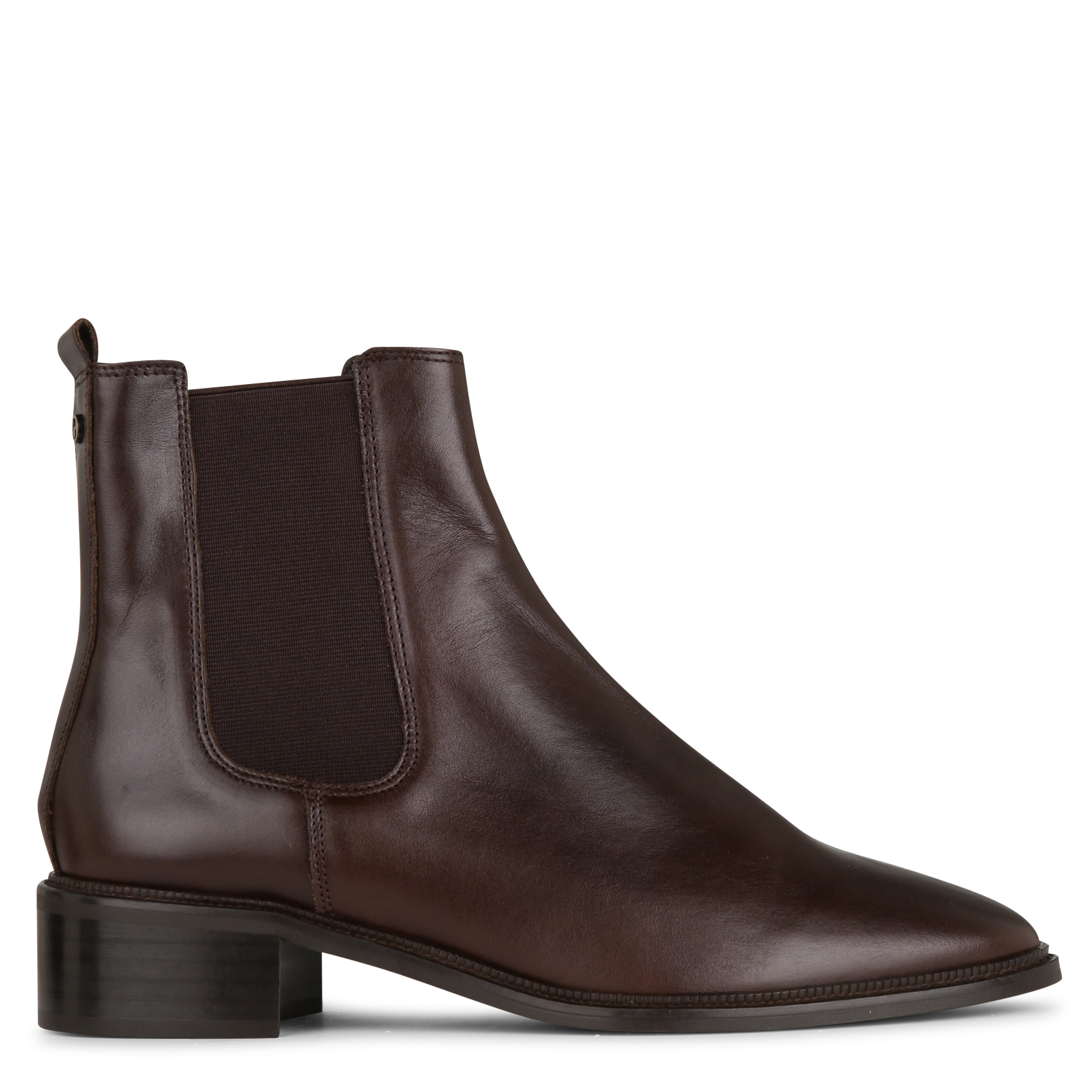 Chelsea Boots aus glattem Leder BOCAGE Braun