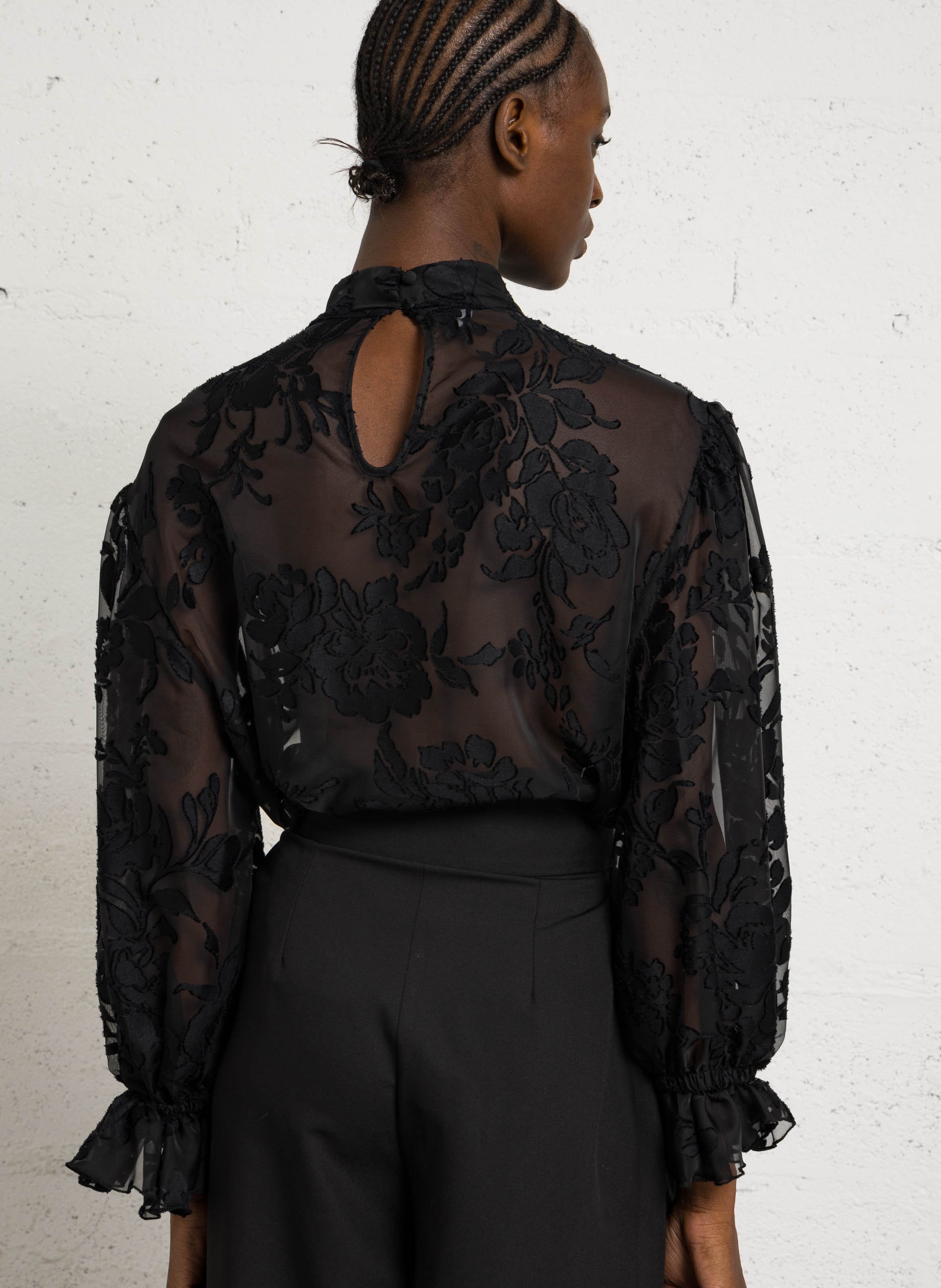 Top ample manches courtes  IMPERIAL Noir