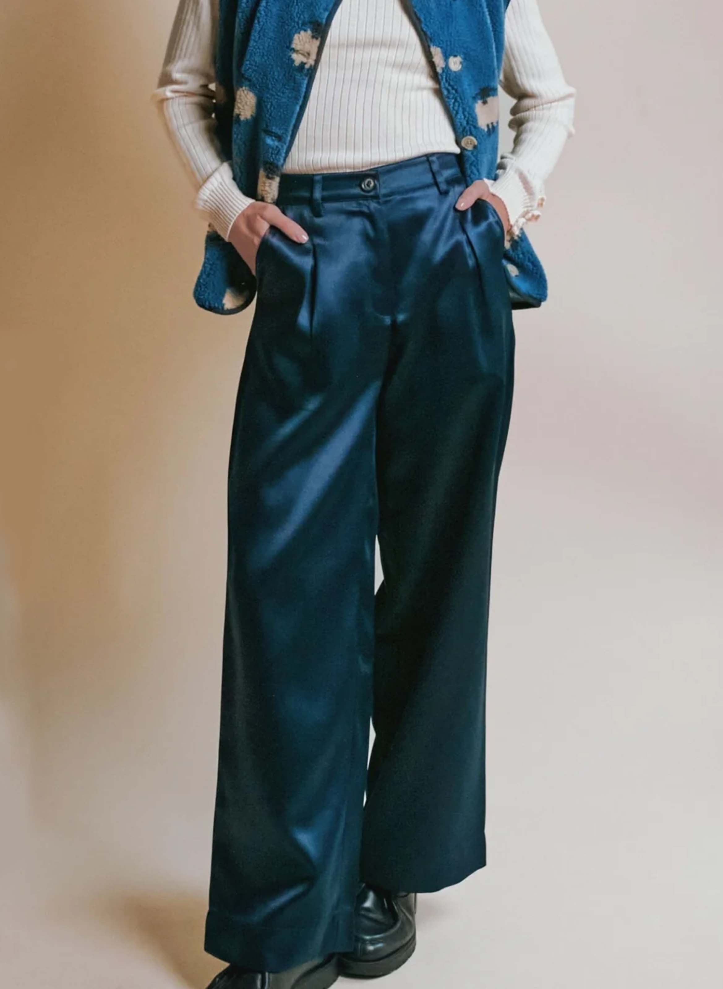 Pantalon large  EMILE ET IDA Noir