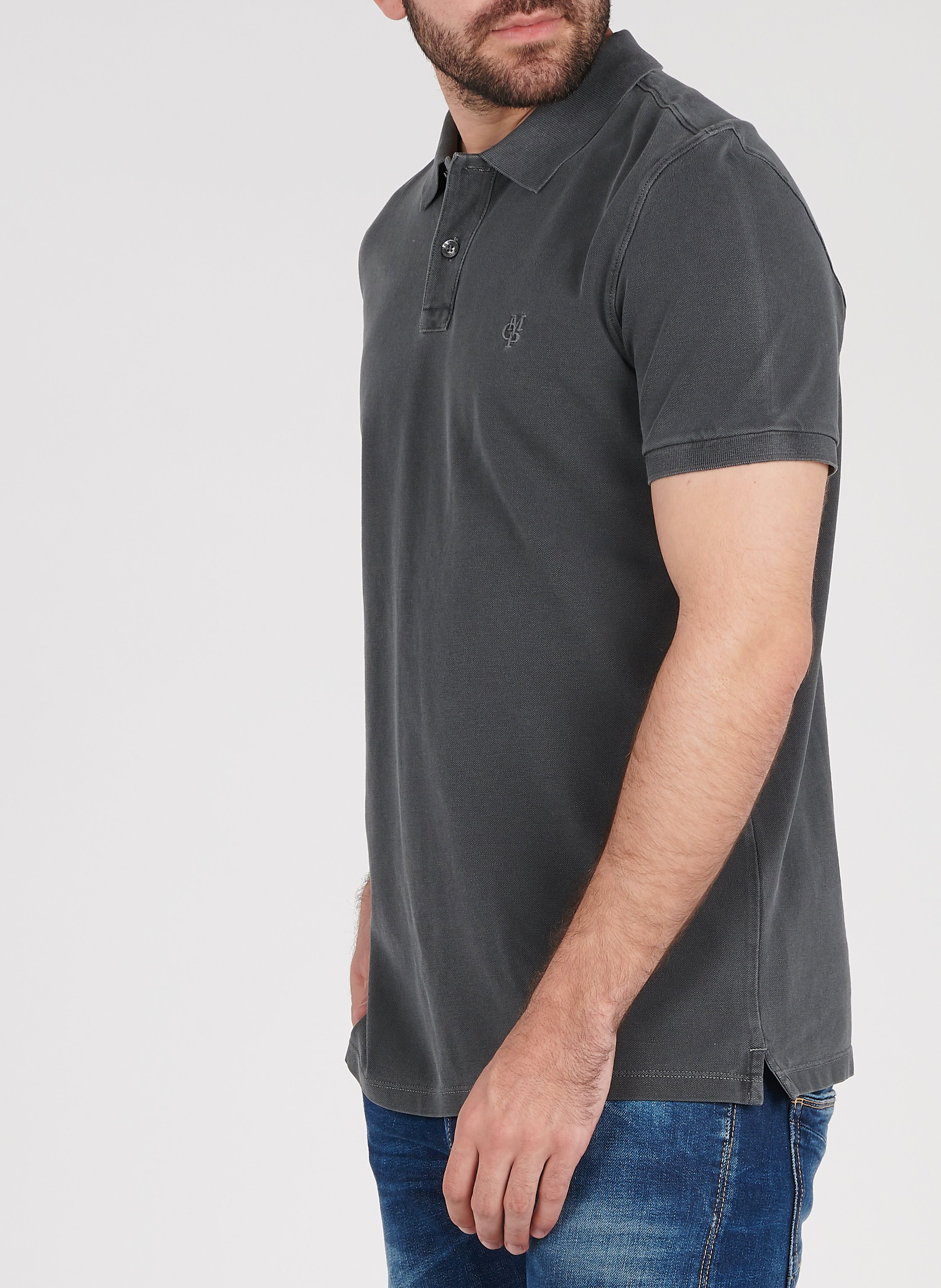 Polo regular-fit brodé en coton piqué MARC O'POLO