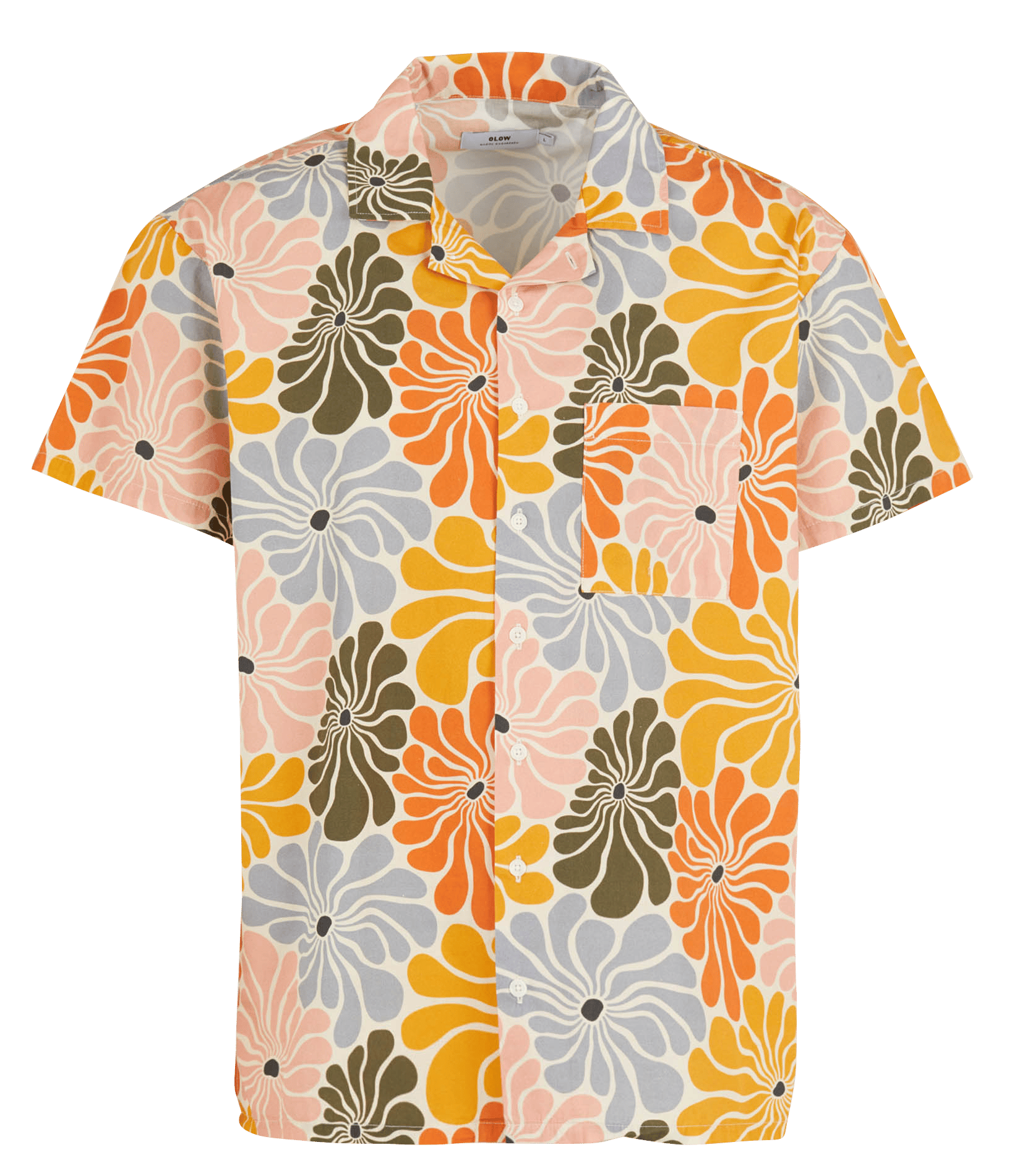 Chemise imprimée en coton bio  MulticoloreOLOW