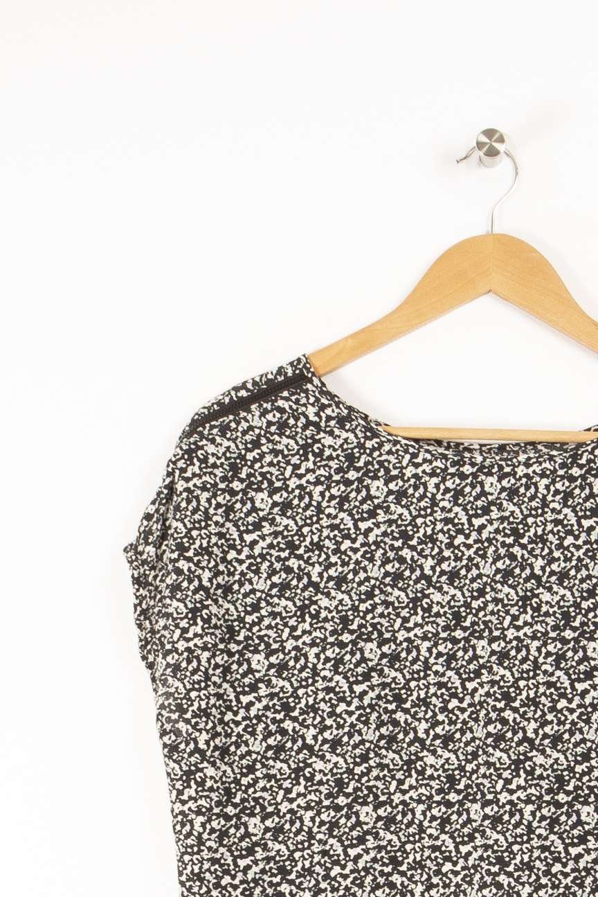 Black and white multicolor dress Multicolored