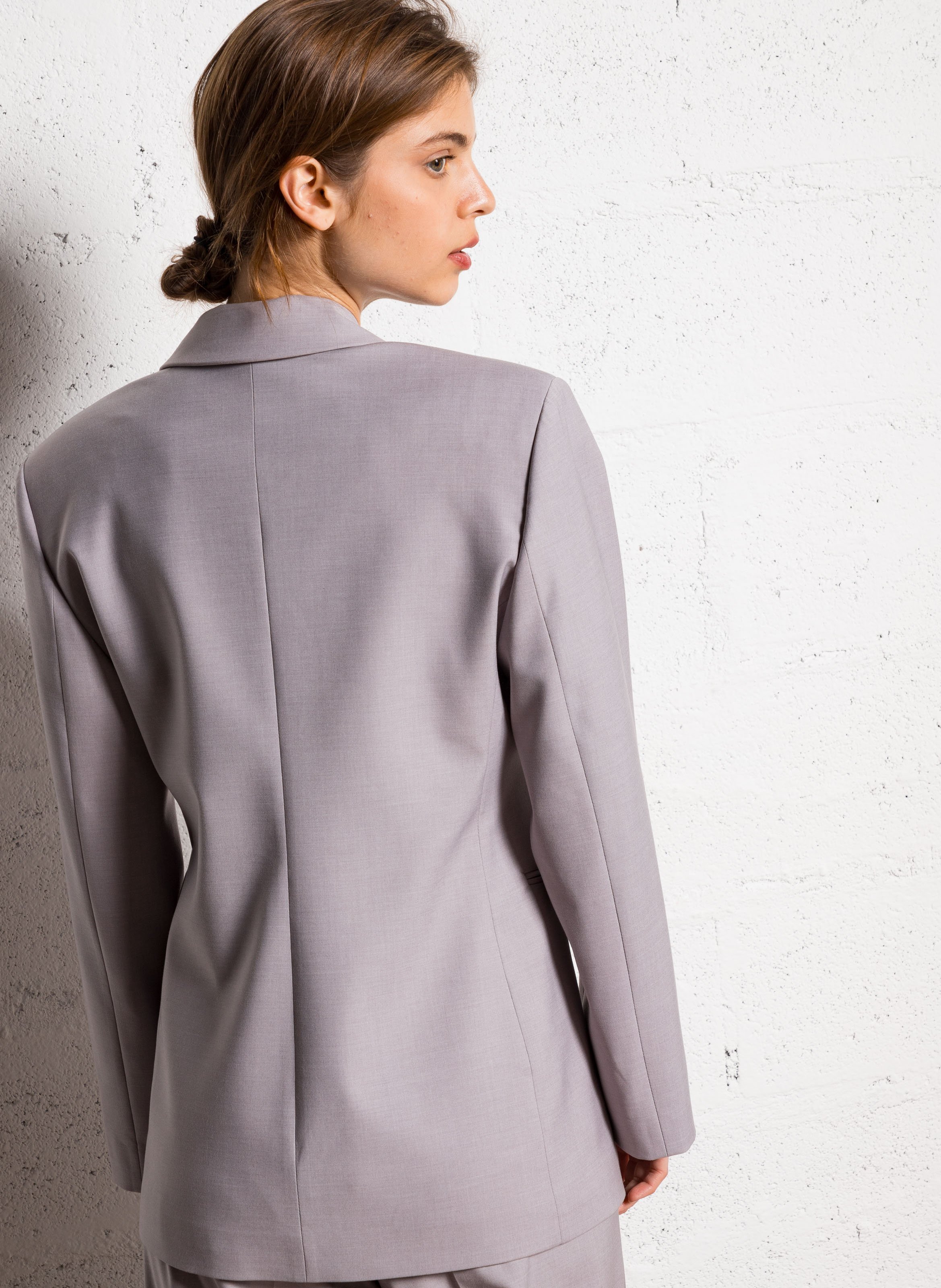 Straight suit jacket ATTIC AND BARN Grey