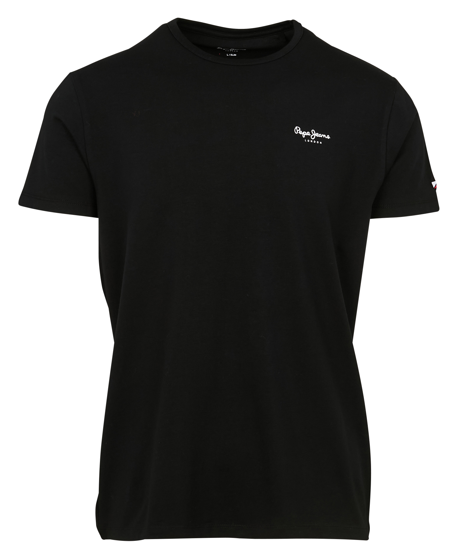 Straight t-shirt in blended cotton PEPE JEANS Black