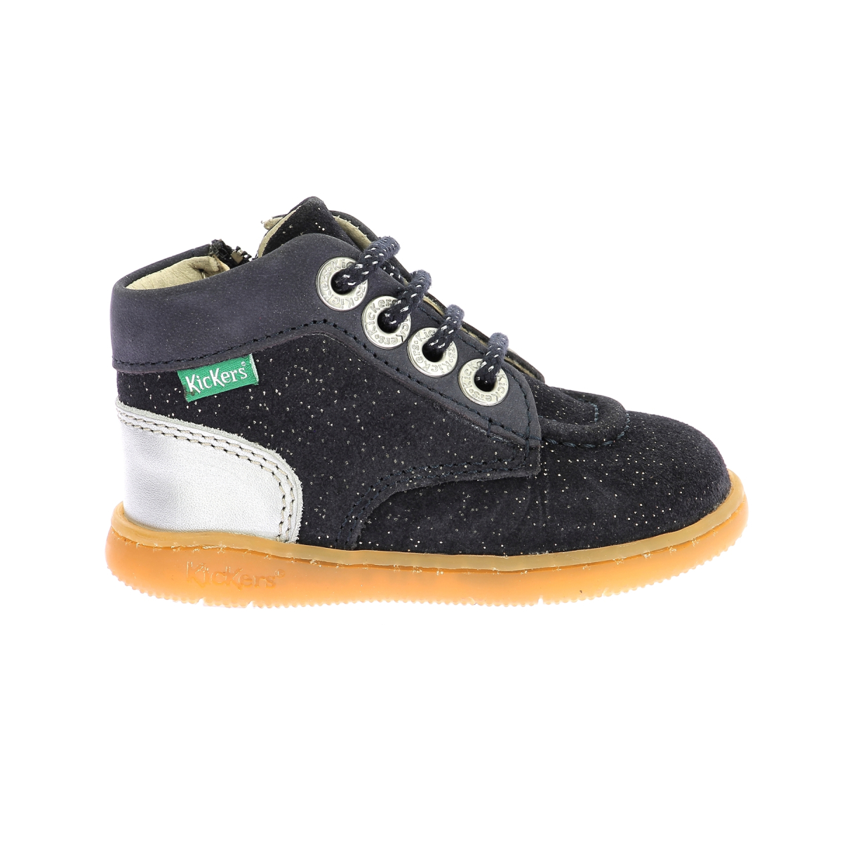 Bottillons cuir KICKERS Bleu