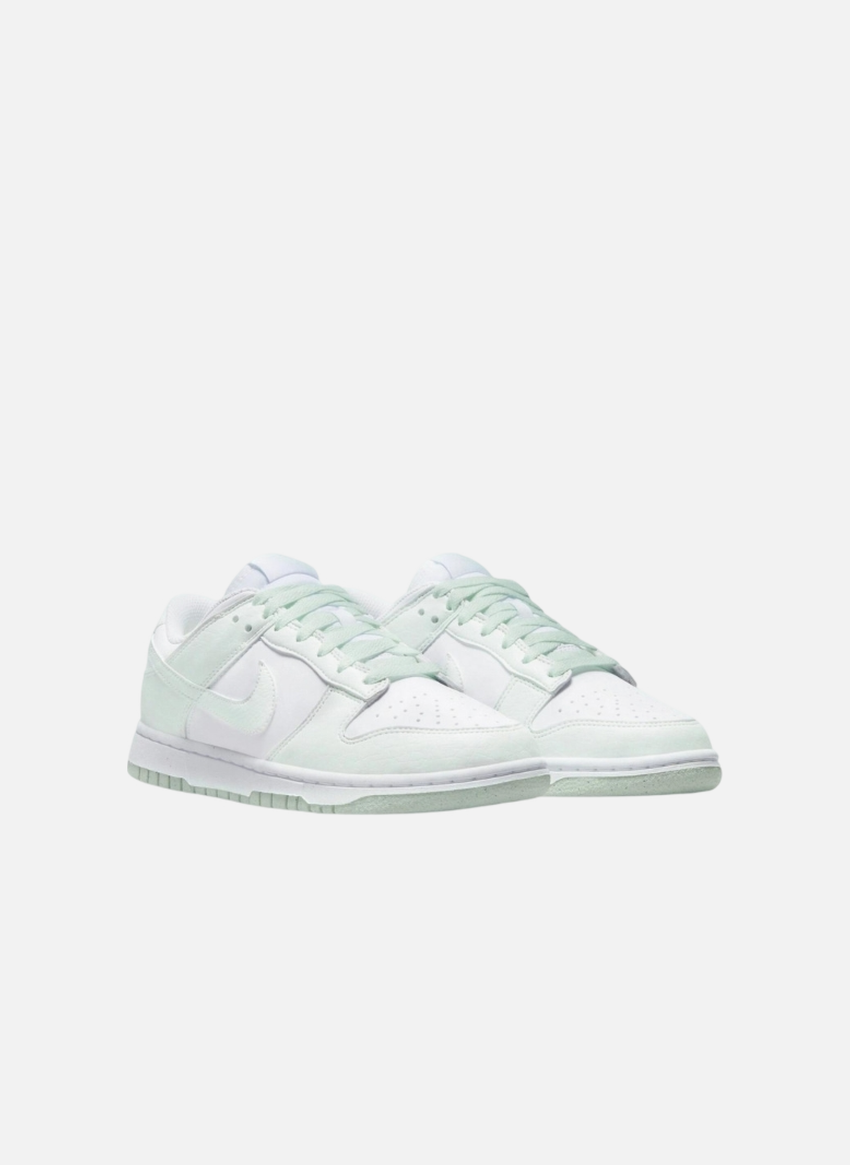 Leather low-top sneakers NIKE White