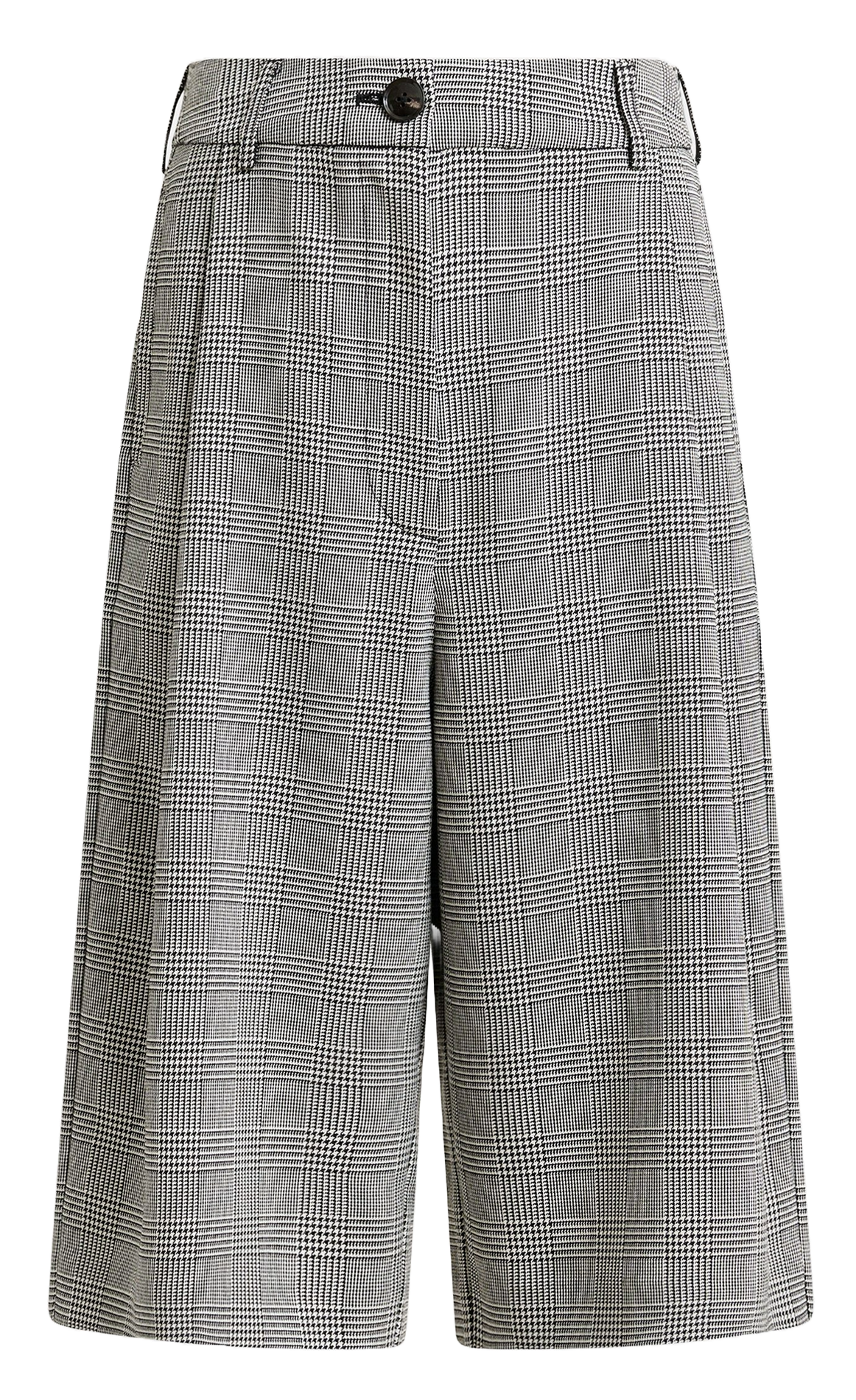 Bermuda taille haute à carreaux ESSENTIEL ANTWERP Gris