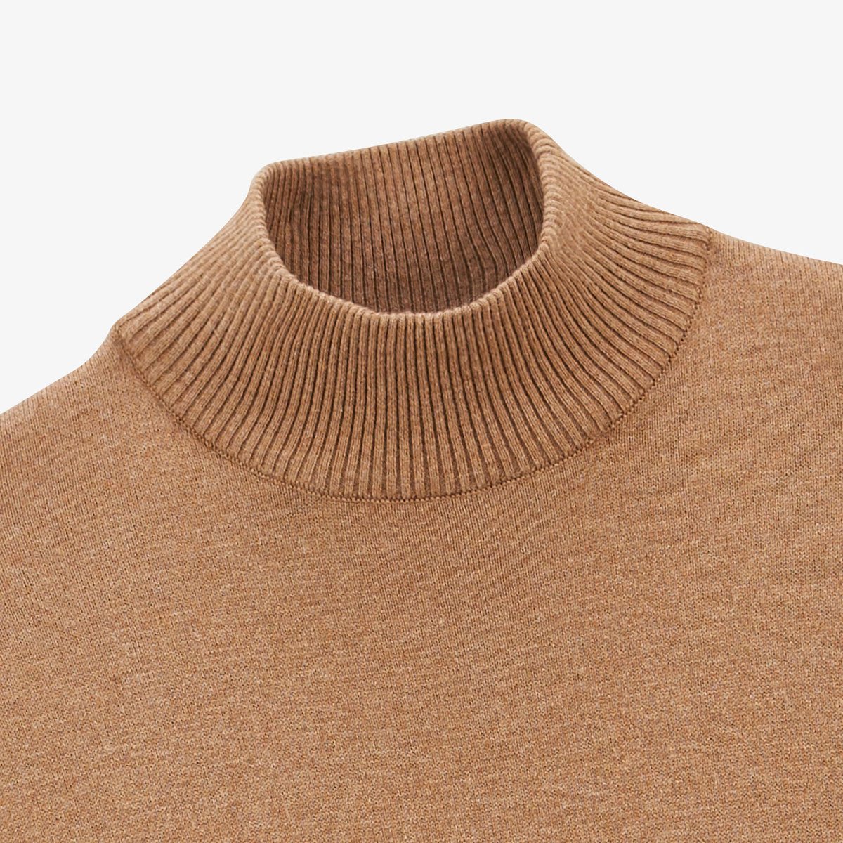 Elena high-neck sweater SERGE BLANCO Brown