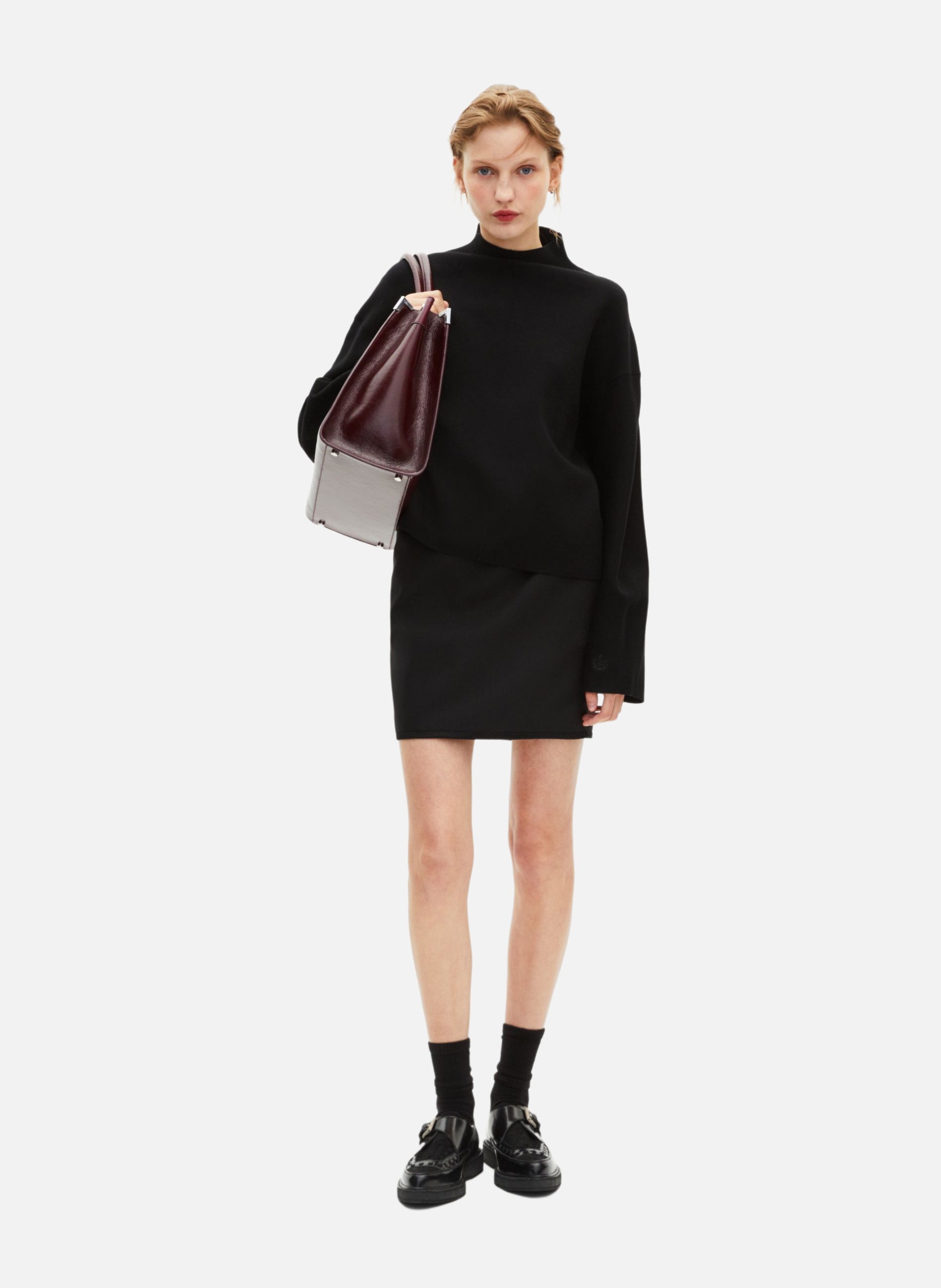 Funnel-neck sweater THE KOOPLES Black