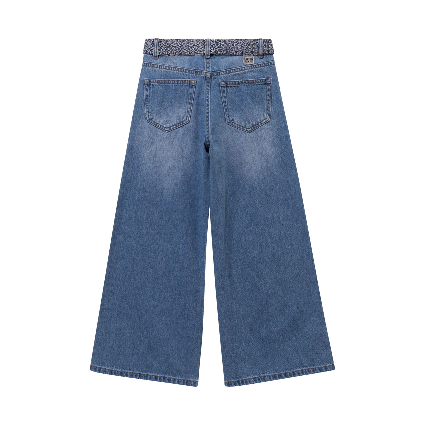 Jean large en coton IKKS JUNIOR Bleu