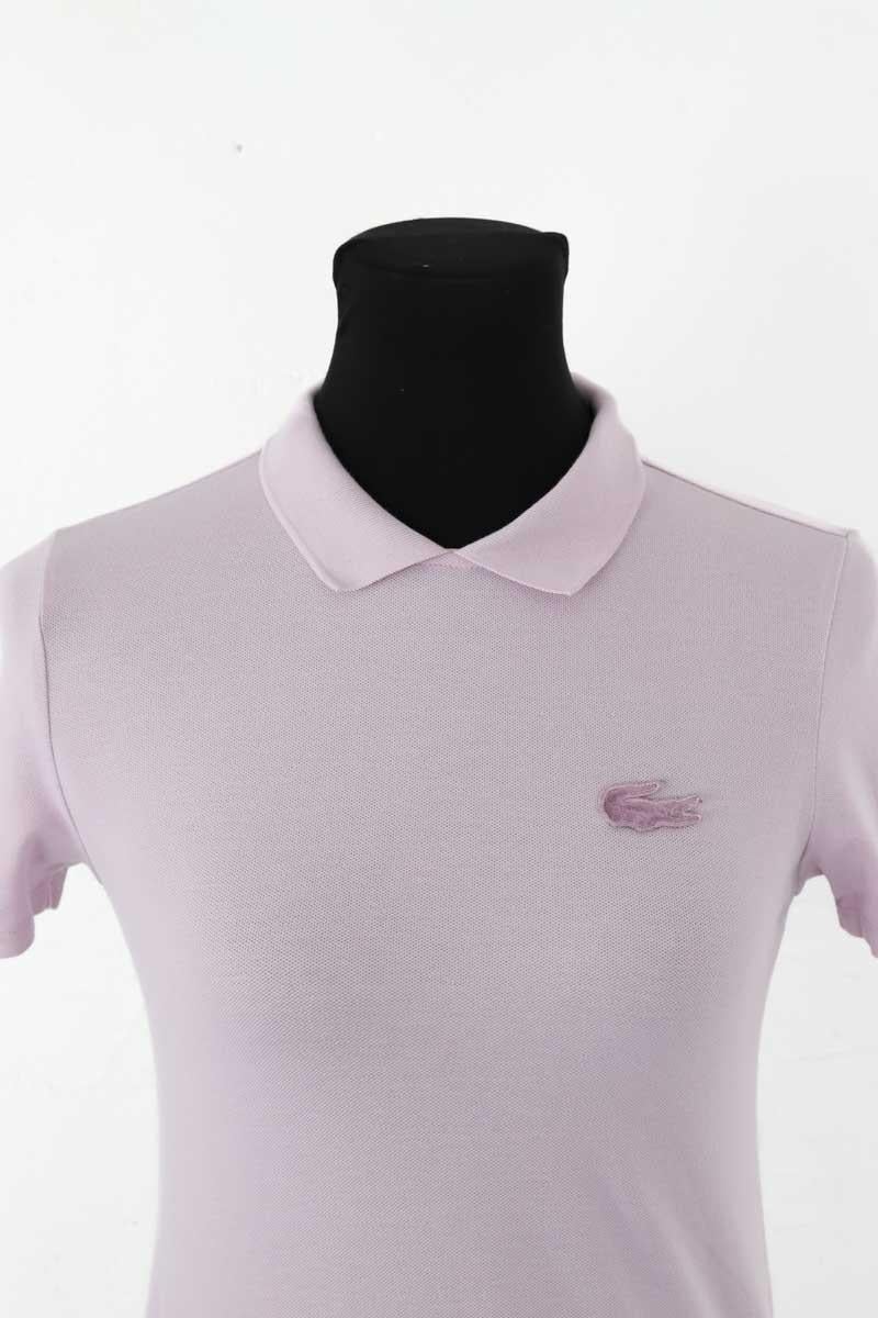 Cotton dress LACOSTE - SECONDE MAIN Purple