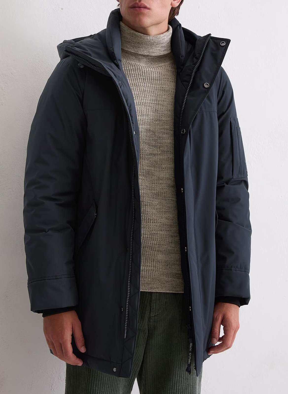 Brookvale Hoody padded jacket MARC O'POLO Blue