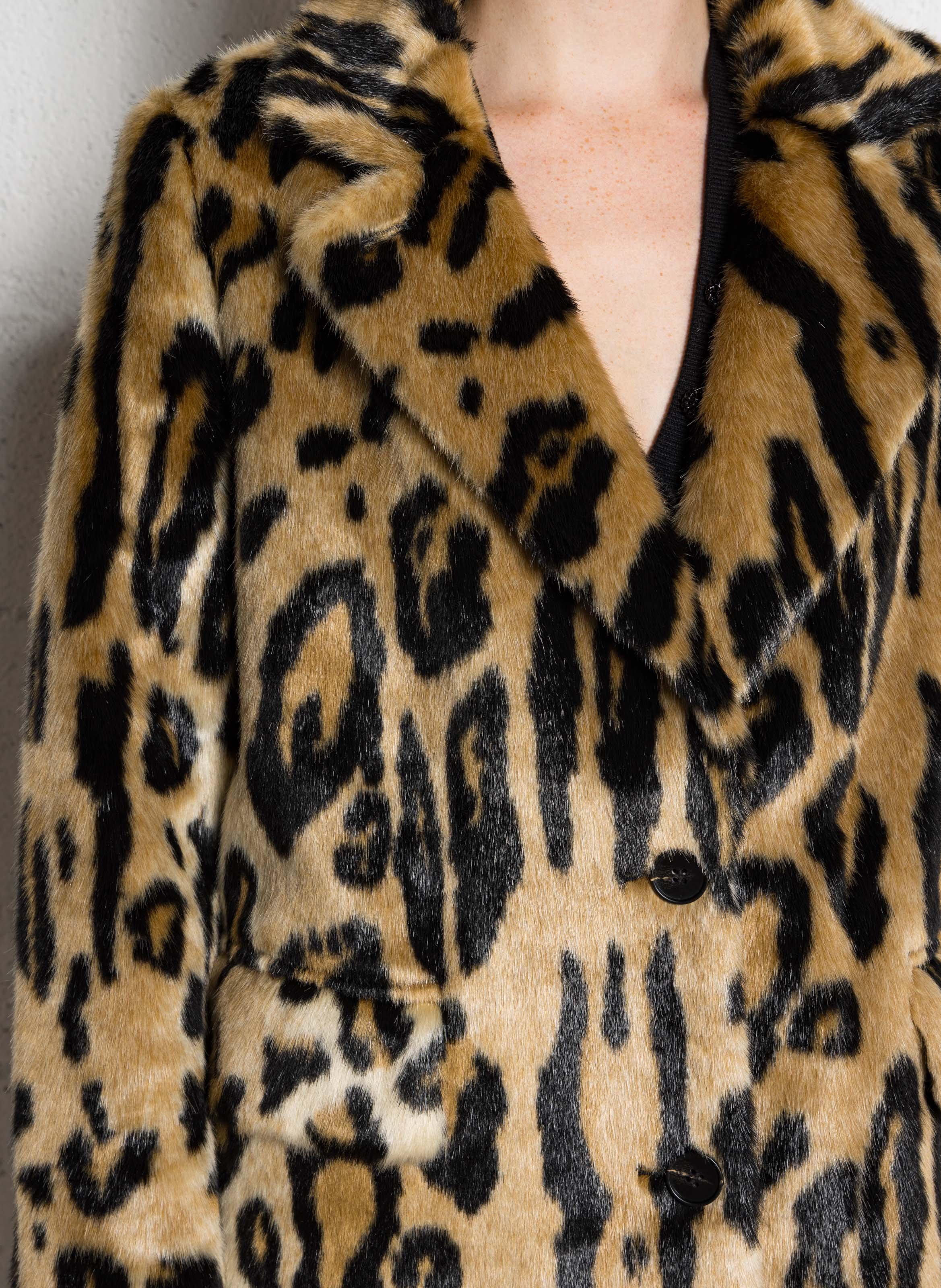 Manteau col tailleur LEON & HARPER Beige