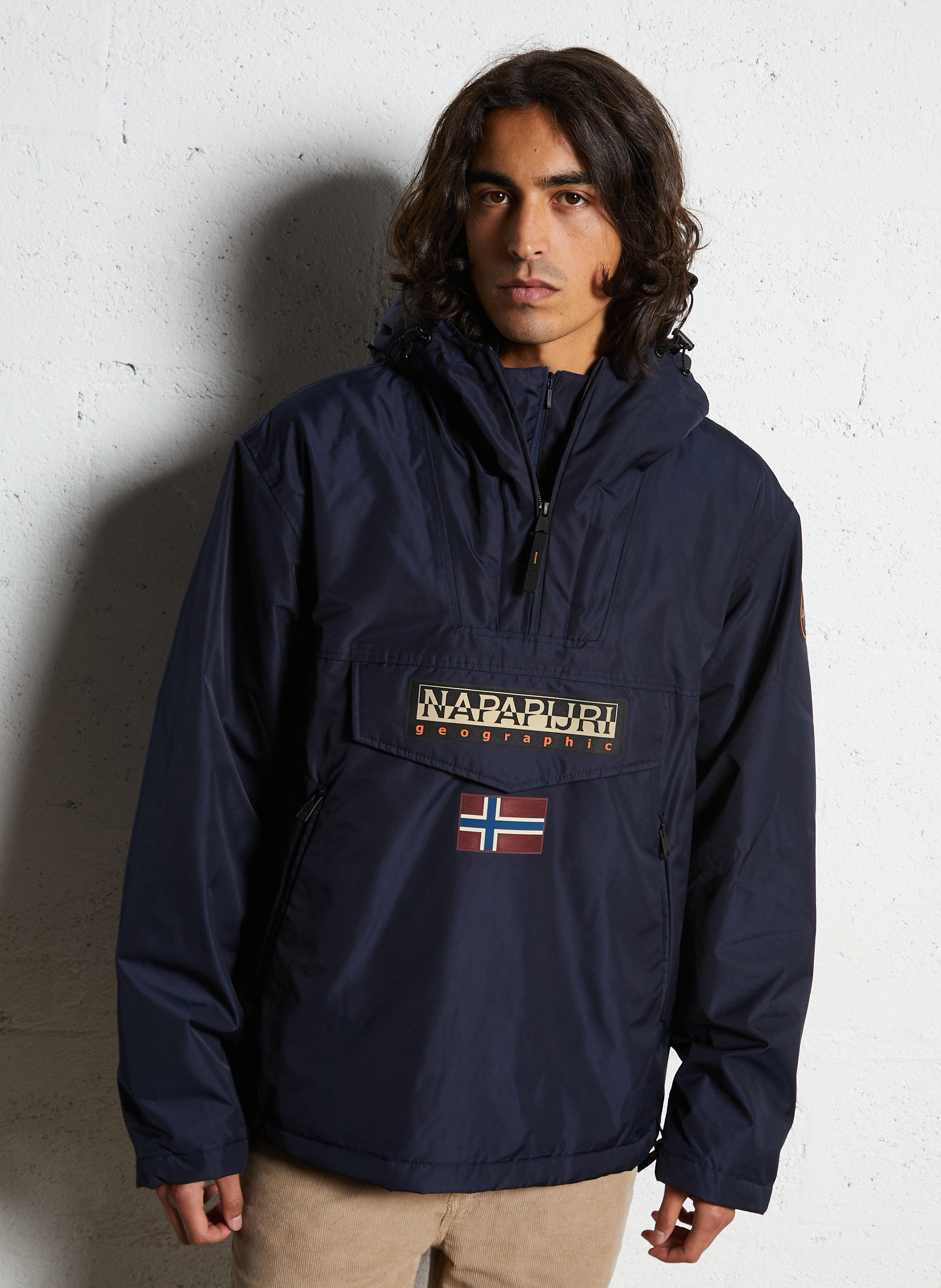 Veste col montant  NAPAPIJRI Bleu