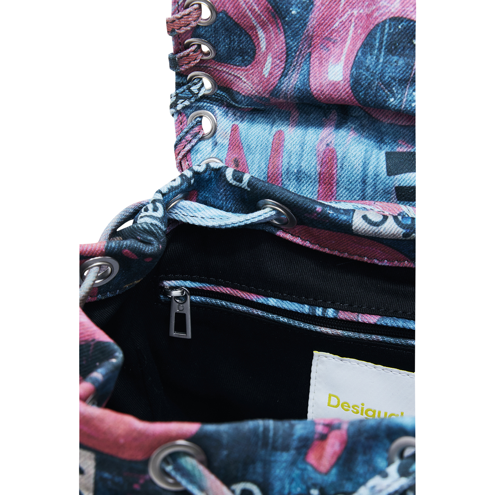 Petit sac à dos à poches imprimé DESIGUAL Multicolore