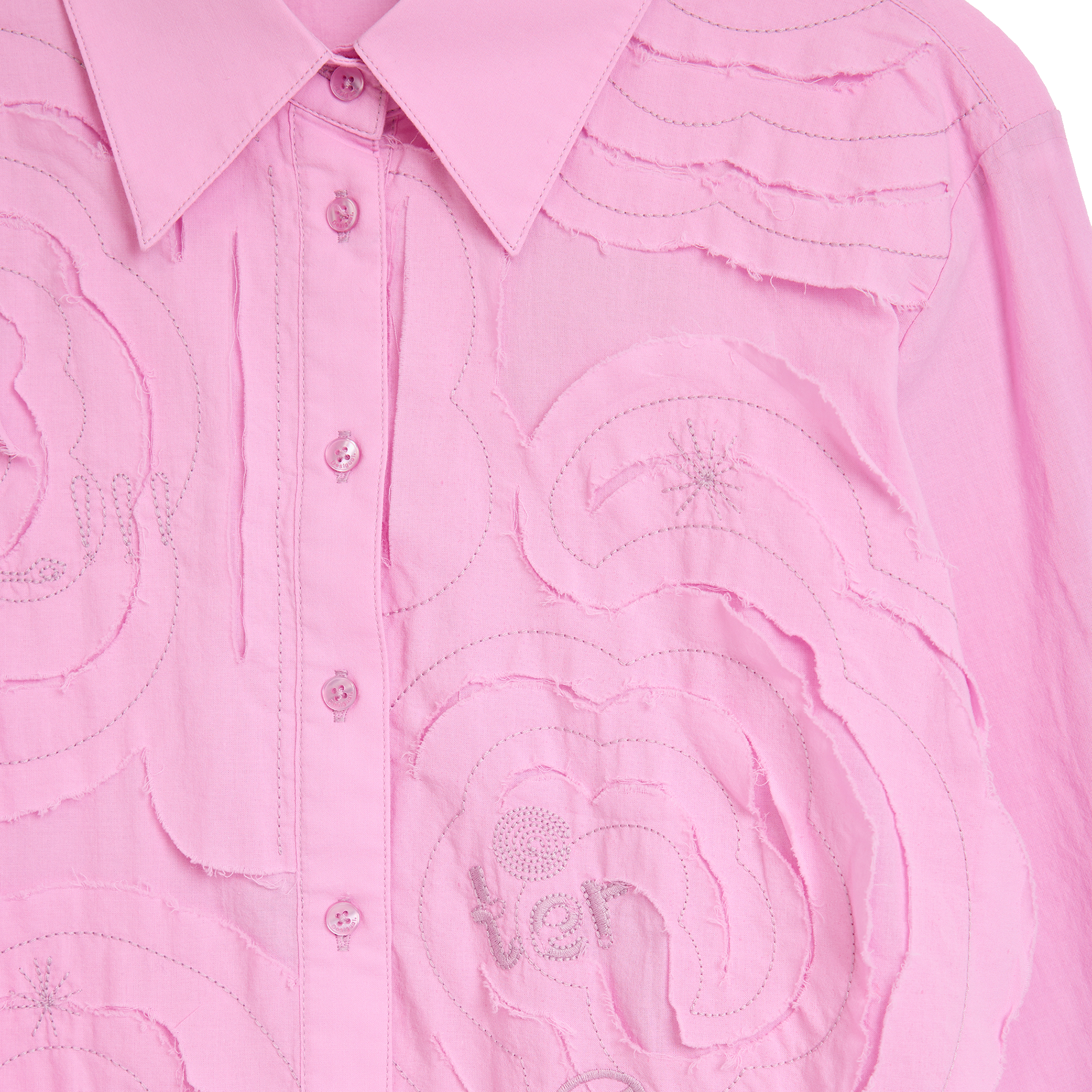 Fitted cotton shirt with classic collar DESIGUAL Red