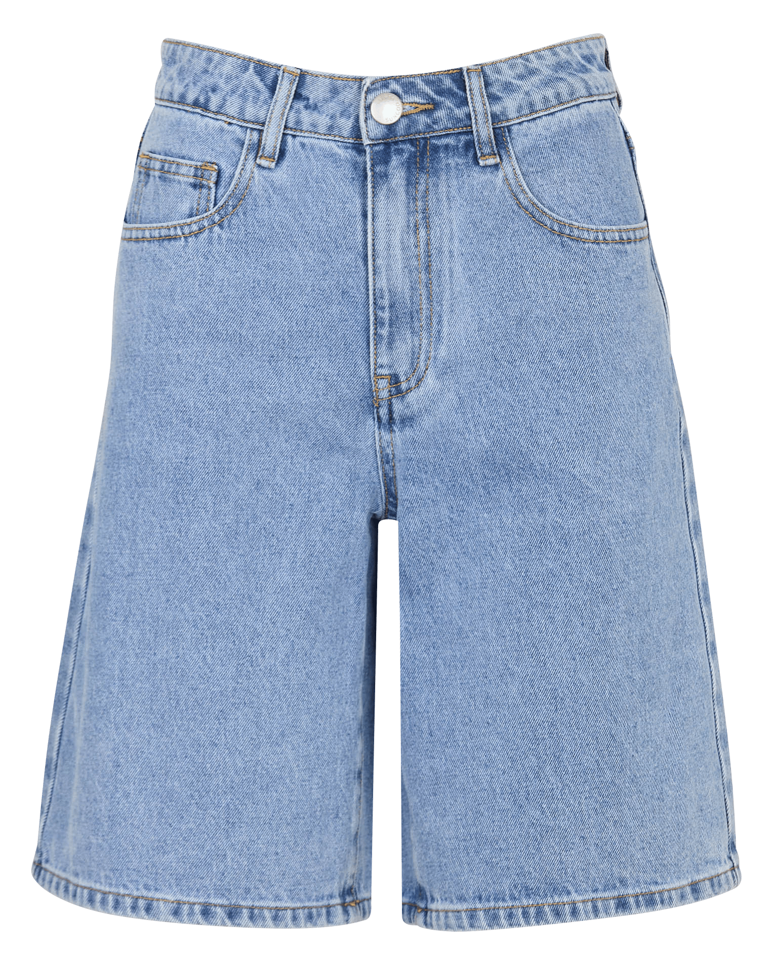 Short droit en coton SUNCOO Bleu