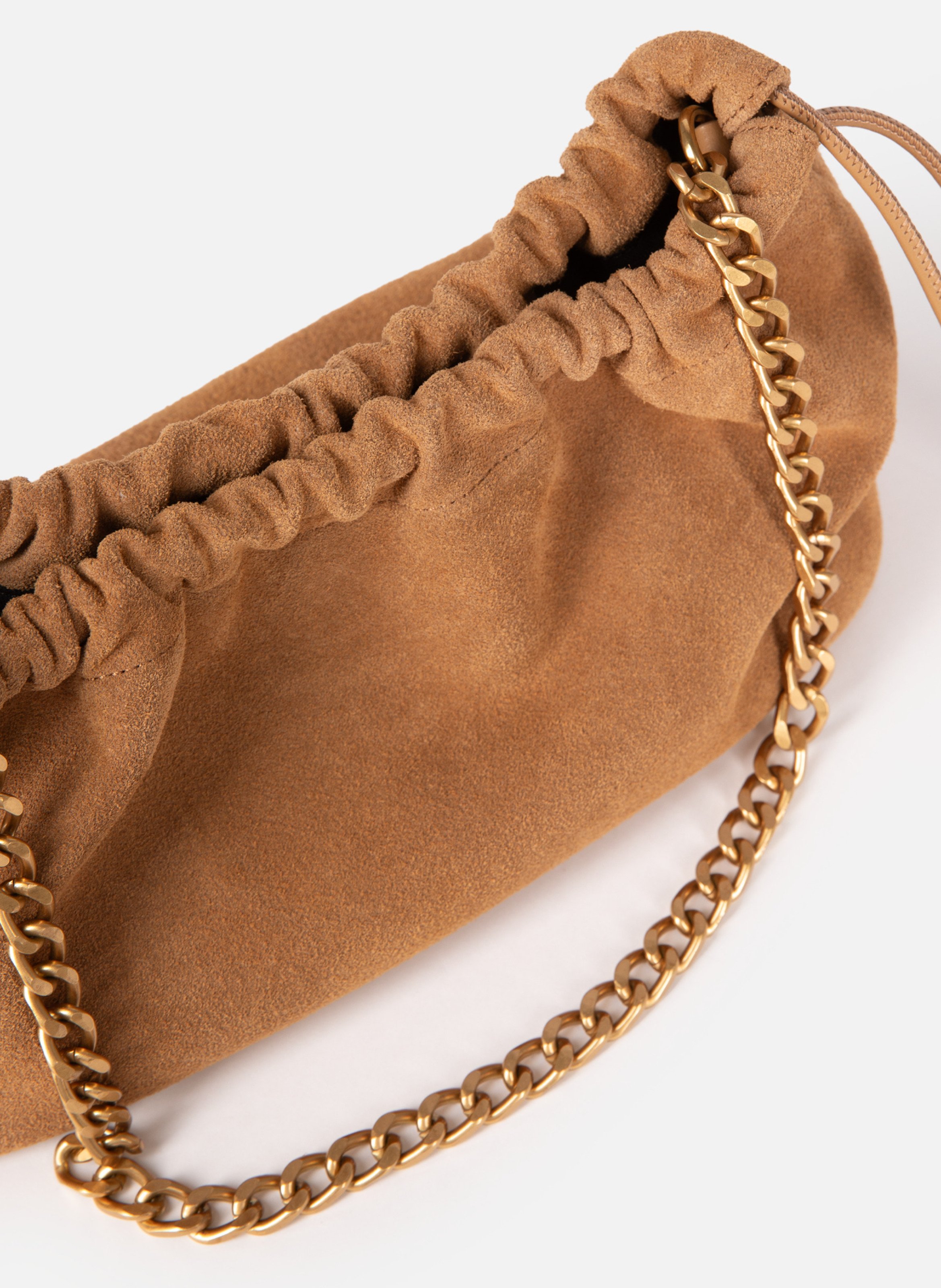 Taylor suede bag THE KOOPLES Brown