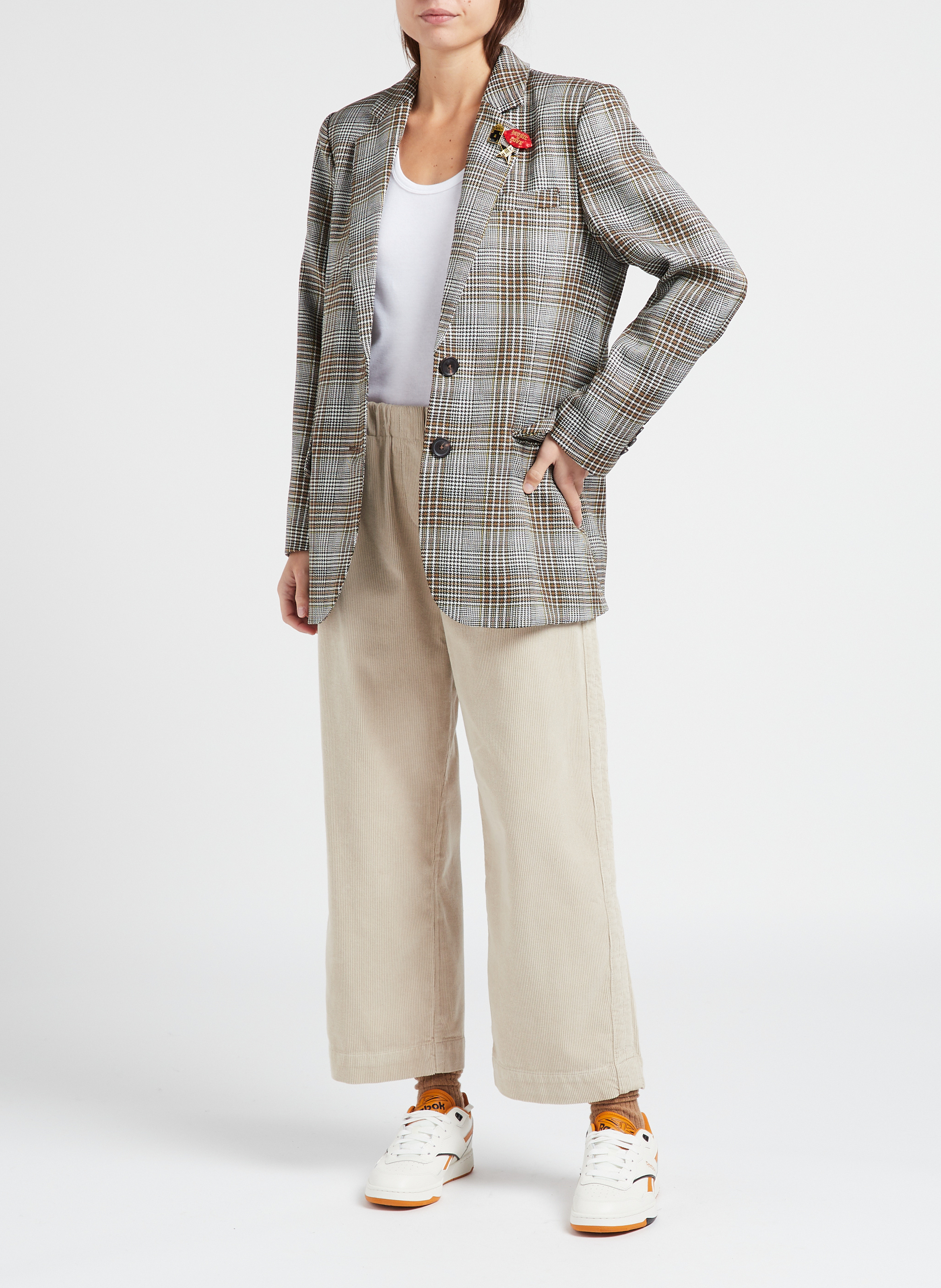 Gerade geschnittener Blazer mit Print SCOTCH AND SODA Mehrfarbig