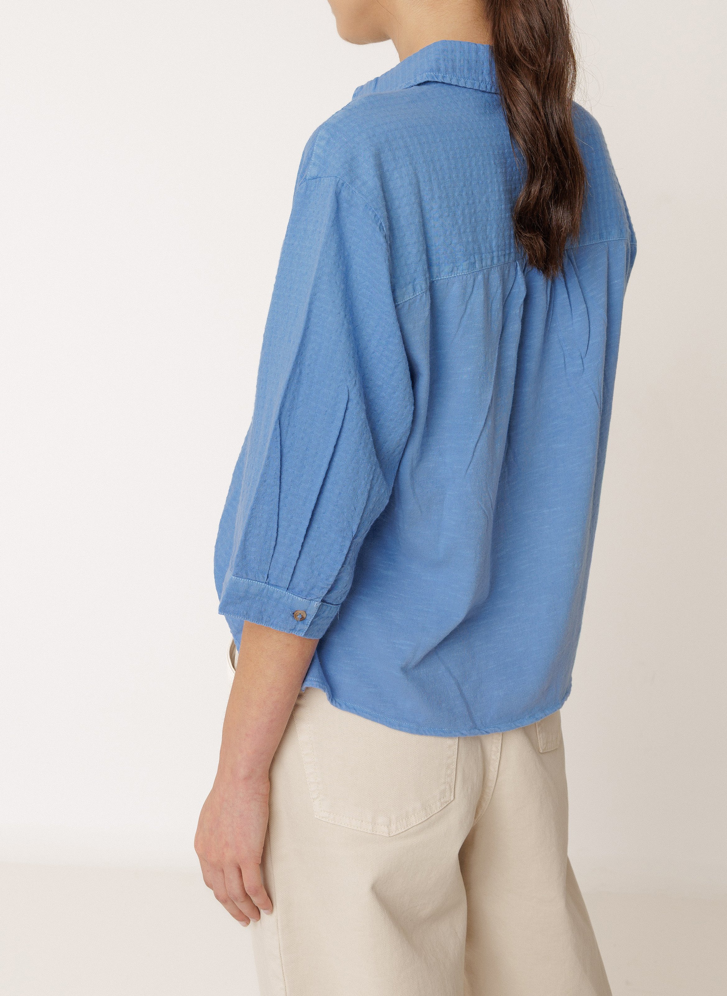 Rechte blouse INDI & COLD Blauw