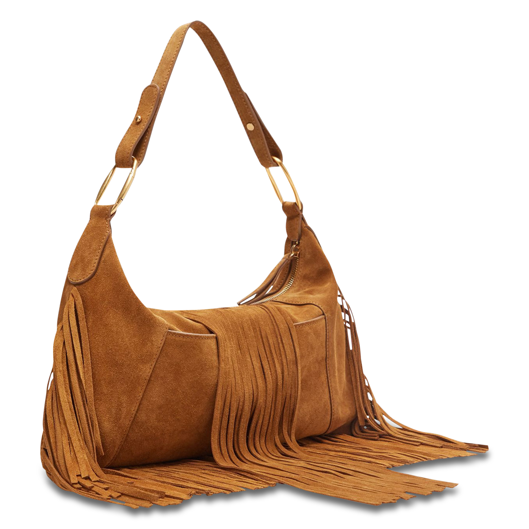 Bolso al hombro de piel VANESSA BRUNO Marron