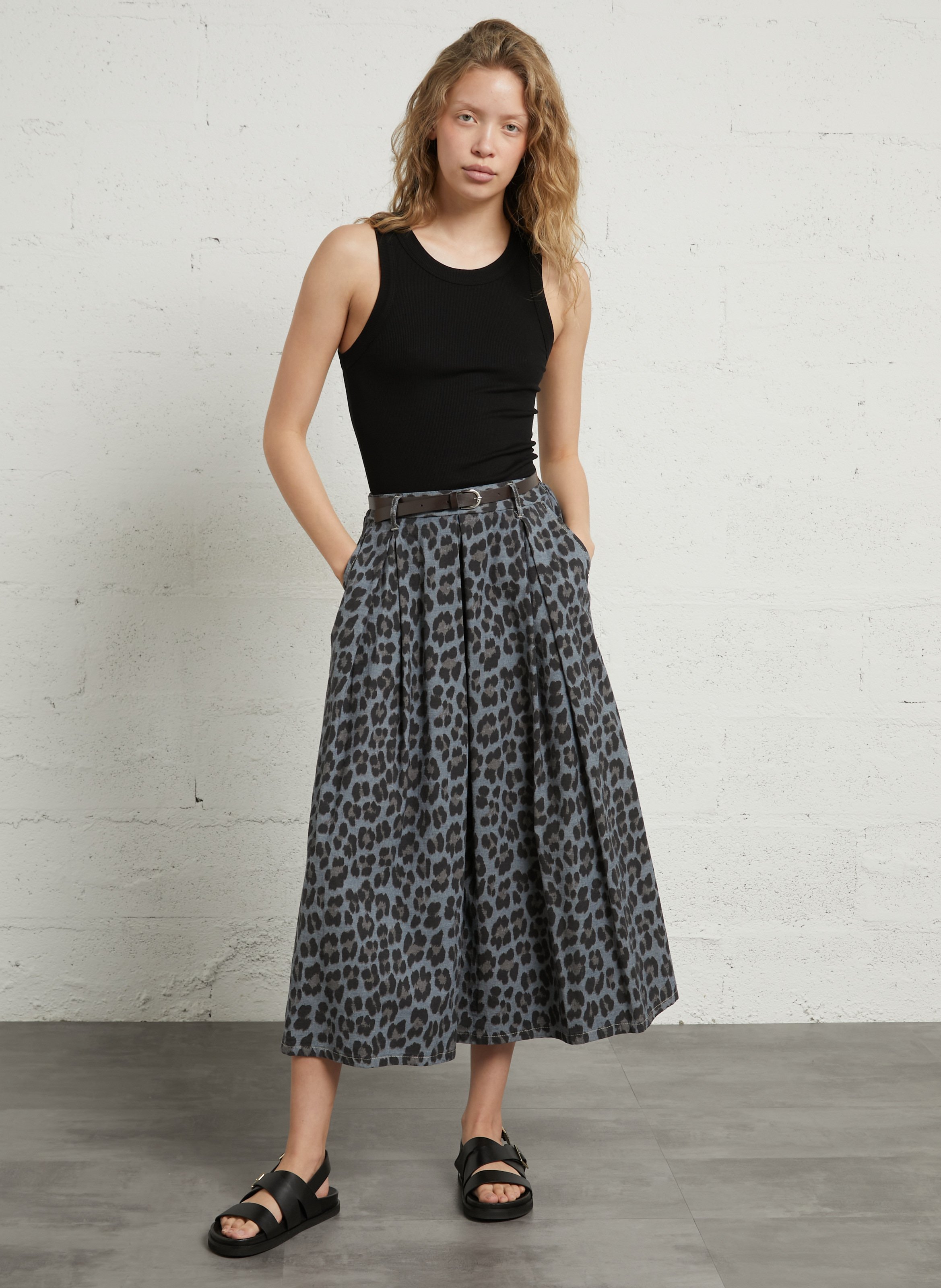 Leren sandalen BOBBIES Zwart