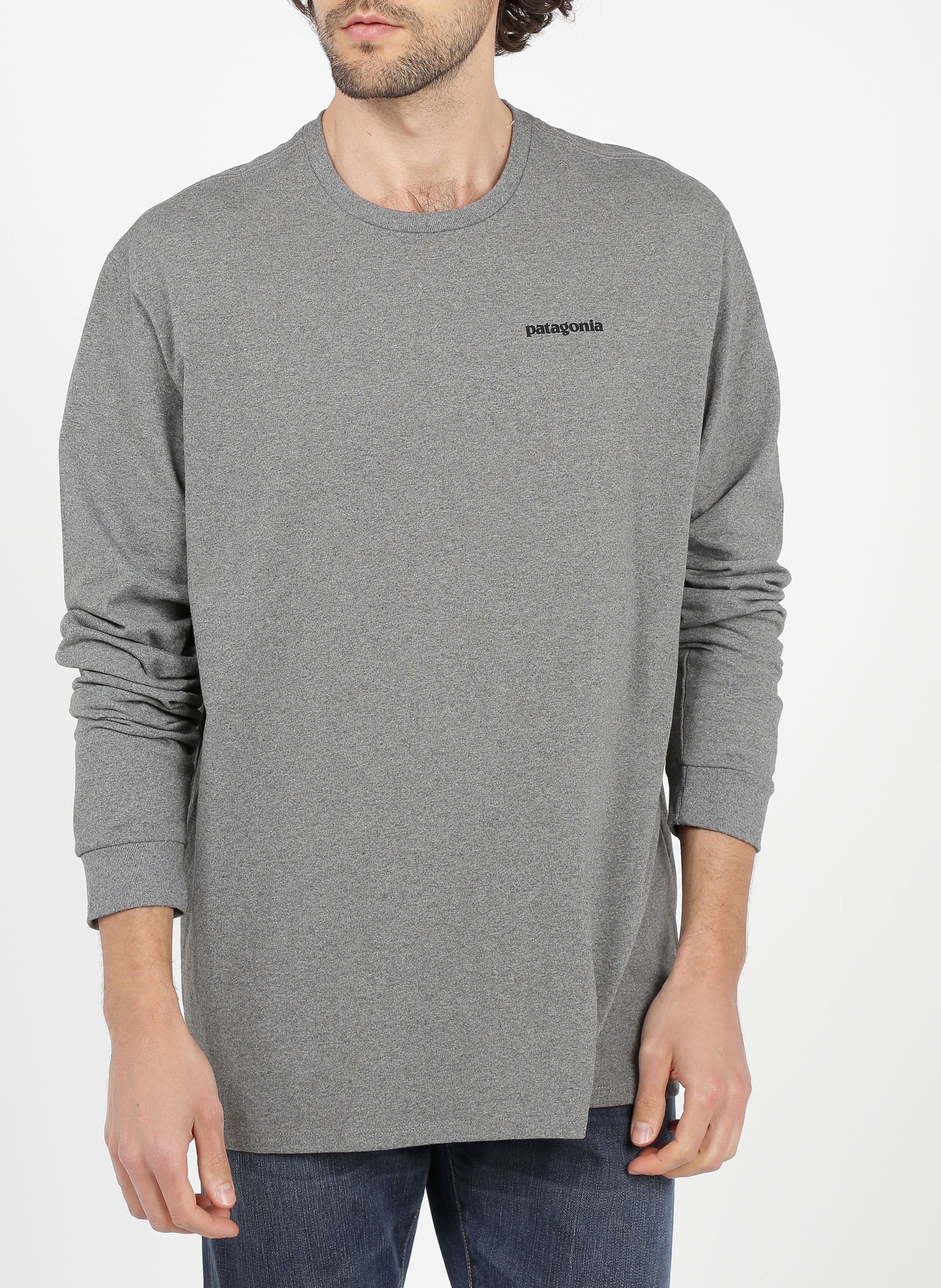 Tee-shirt col rond regular-fit sérigraphié en coton recyclé mélangé PATAGONIA