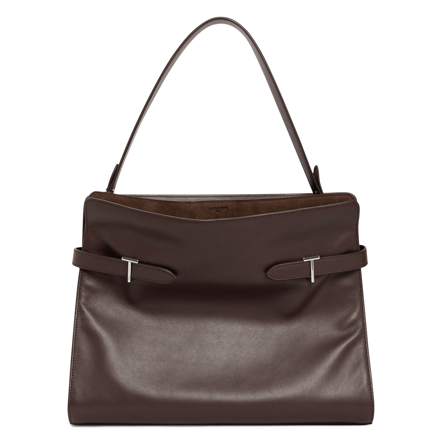 Sac porté épaule en cuir LE TANNEUR Marron