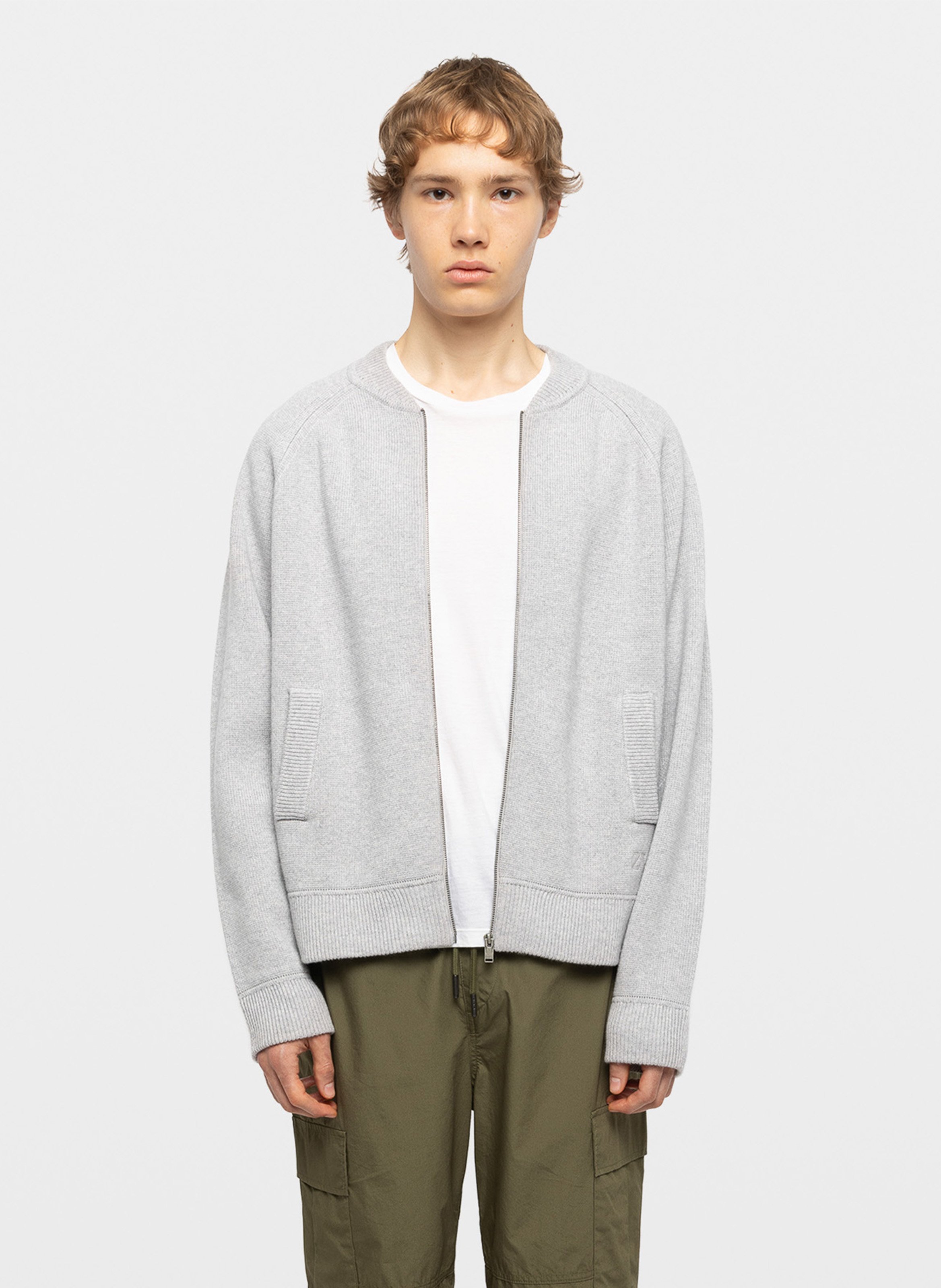 Vest met ronde hals | wolblend ZADIG&VOLTAIRE Grijs