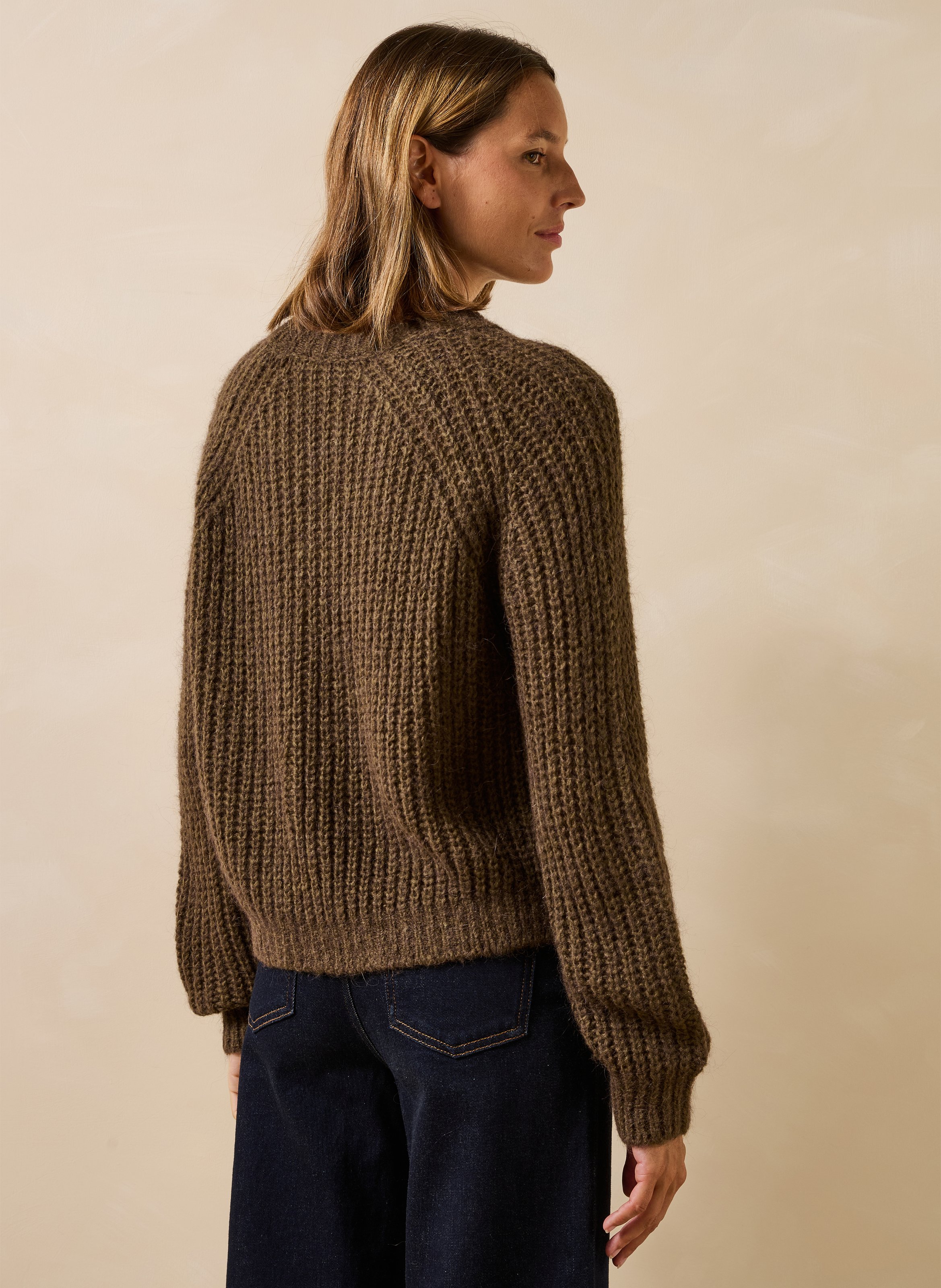 Weite Strickpullover LA FEE MARABOUTEE Grun