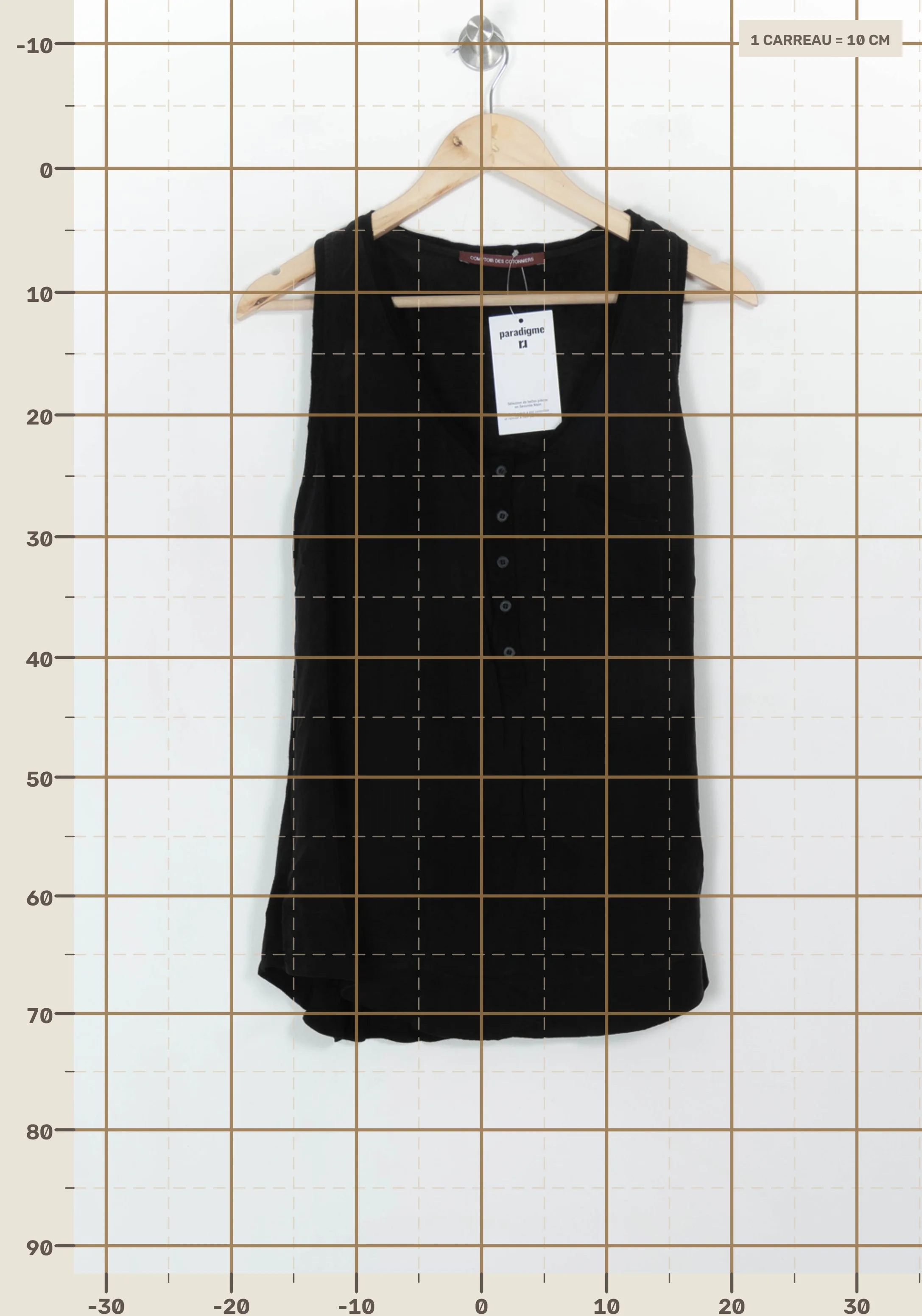 Top & tank top COMPTOIR DES COTONNIERS - Seconde main Black