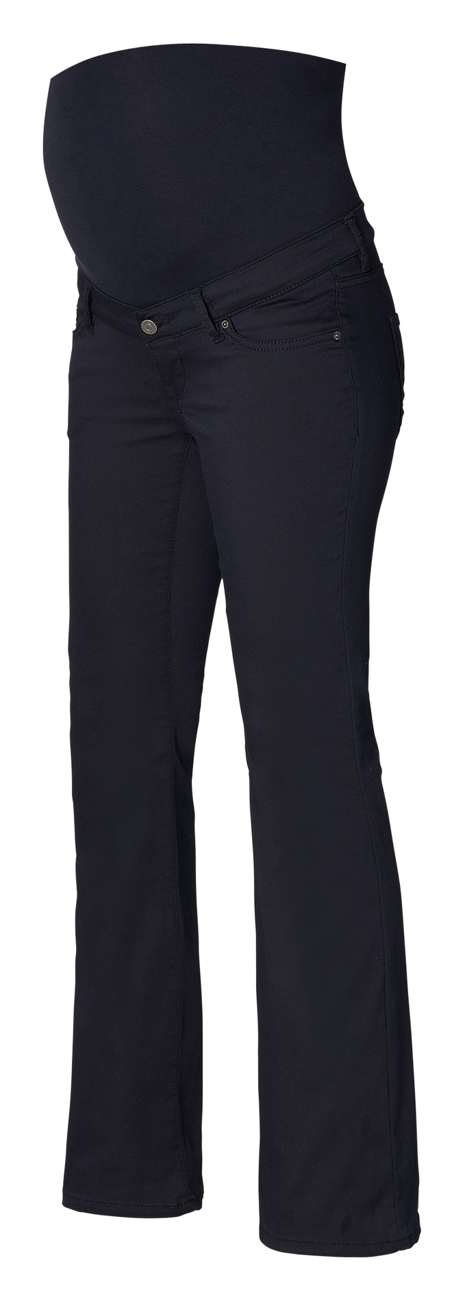 Flared cotton-blend maternity pants NOPPIES Blue