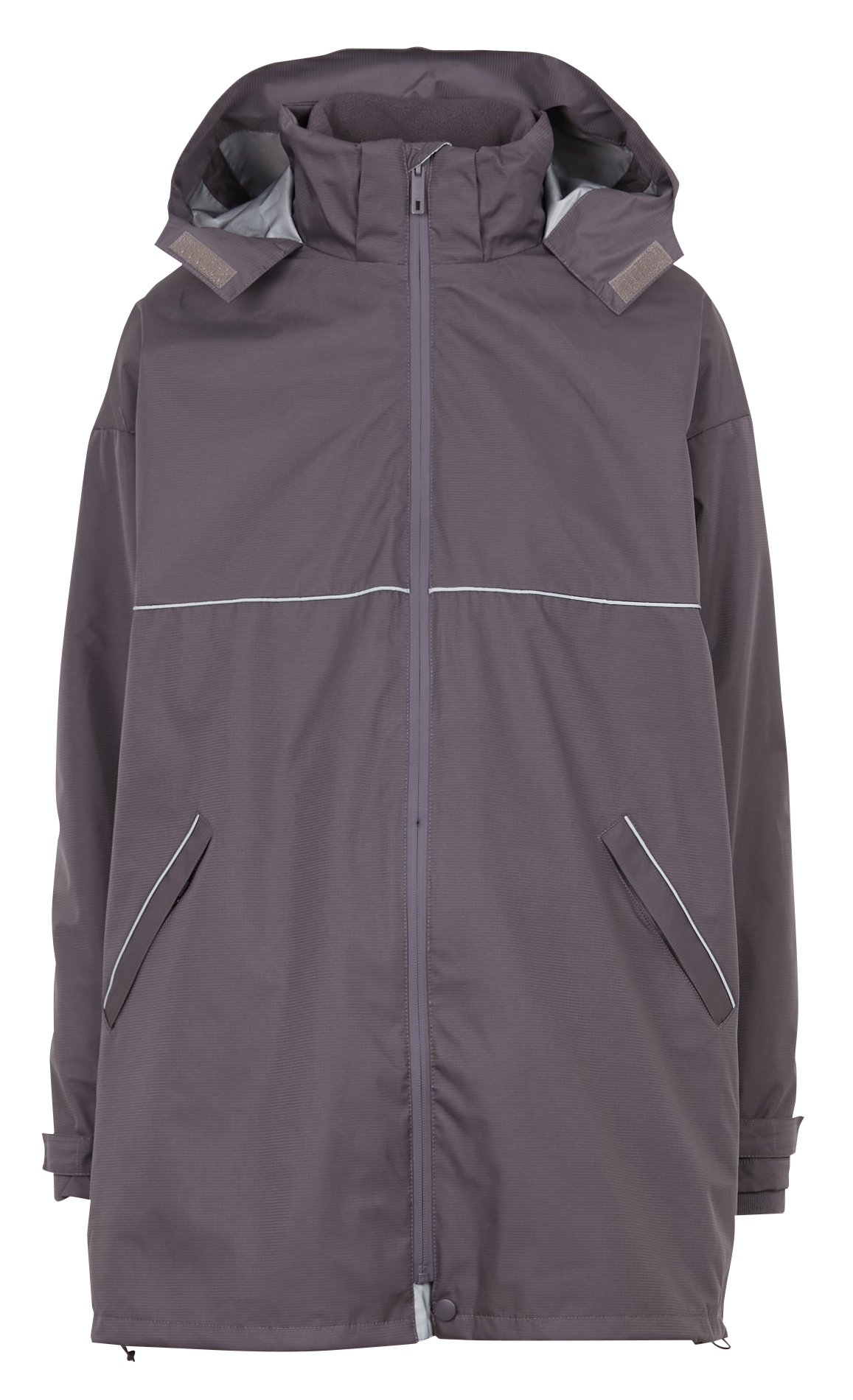 Hooded raincoat SERAPHINE Grey