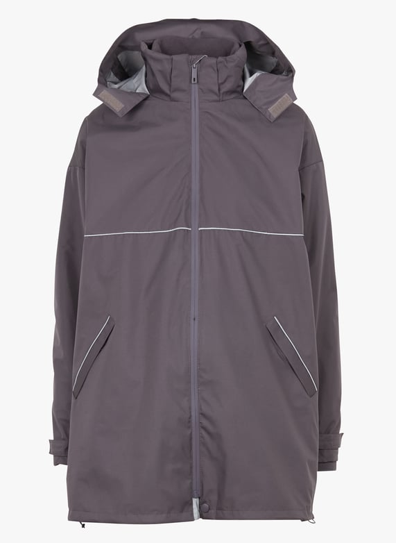 Regenjacke mit kapuze Grau Seraphine Damen Place des Tendances