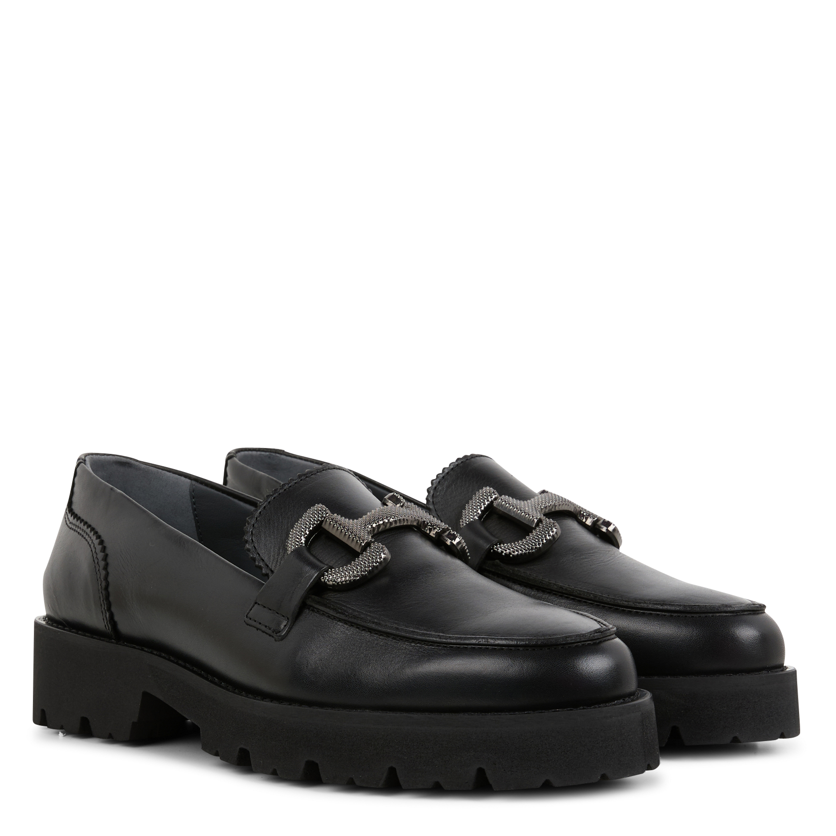 Mocassins en cuir JB MARTIN Noir