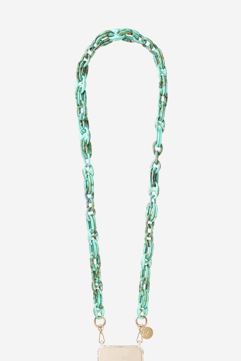 Resin phone chain LA COQUE FRANCAISE Blue