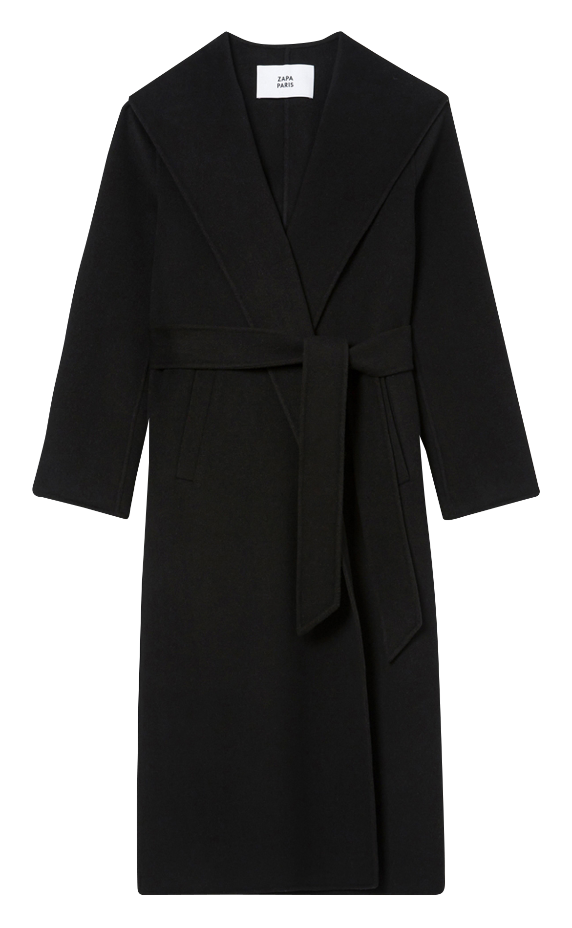 Jas - wolblend ZAPA Zwart