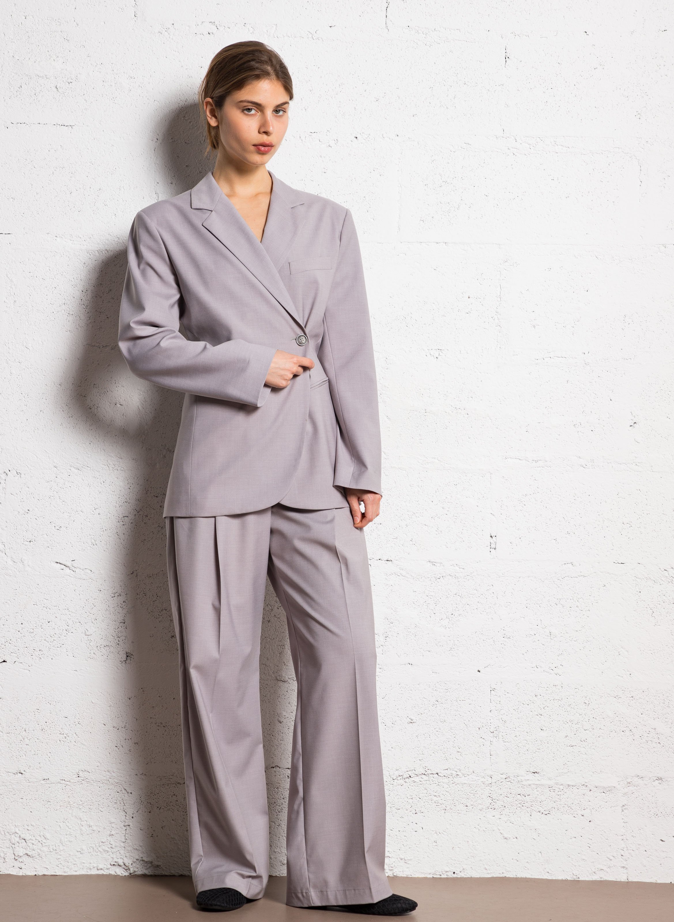 Straight suit jacket ATTIC AND BARN Grey