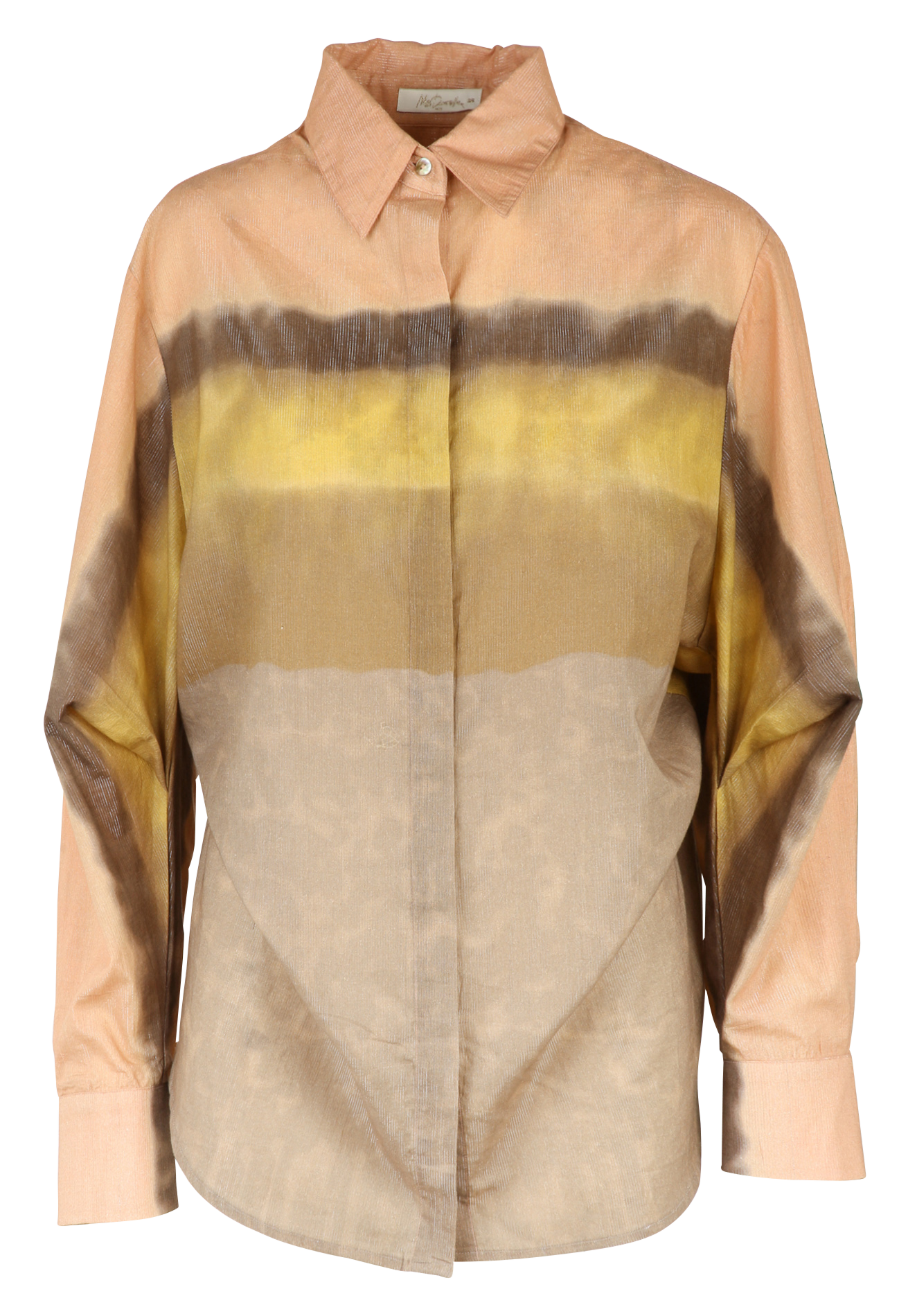 Loose-fit cotton-blend shirt with classic collar MES DEMOISELLES Pink