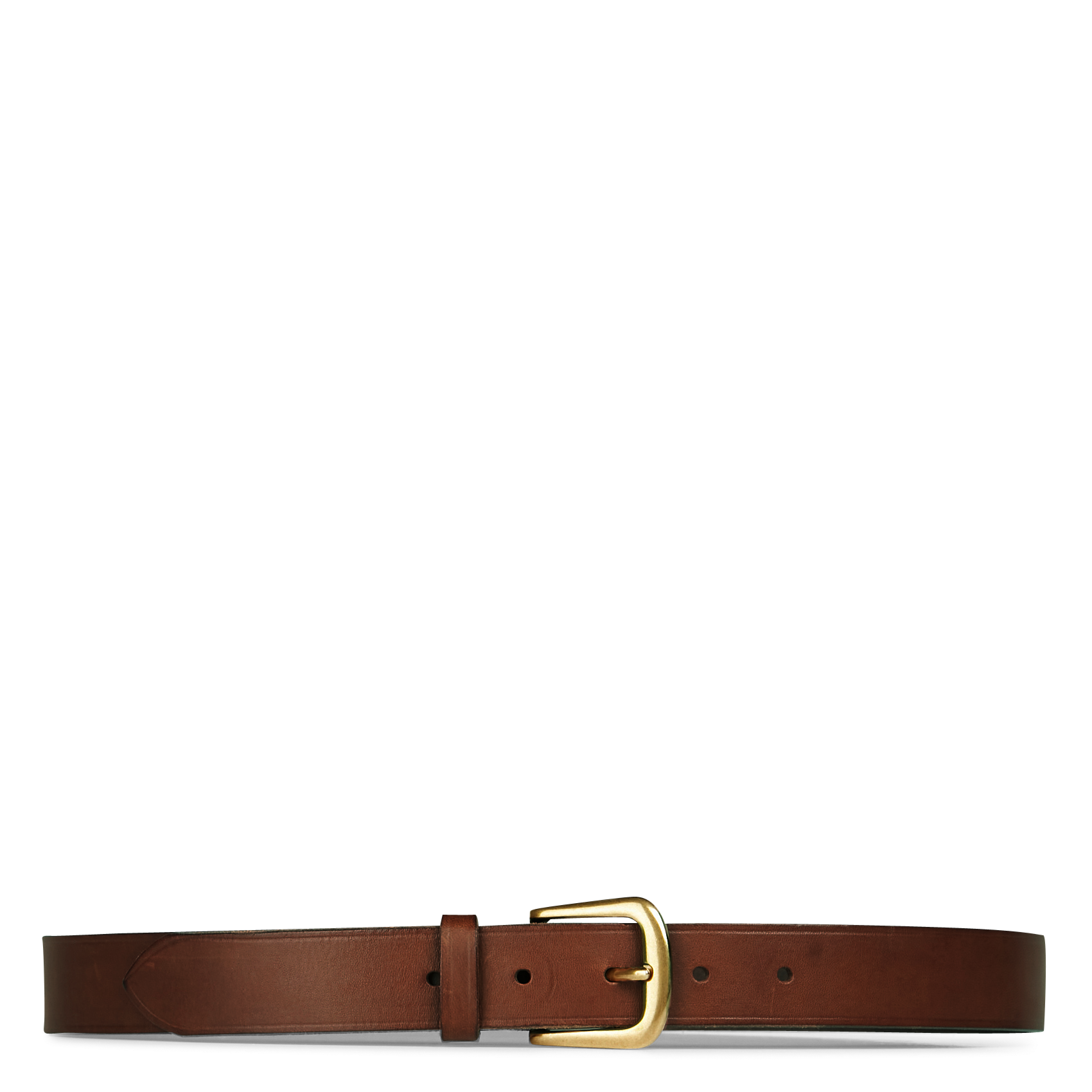 Ceinture à boucle en cuir SOEUR Marron
